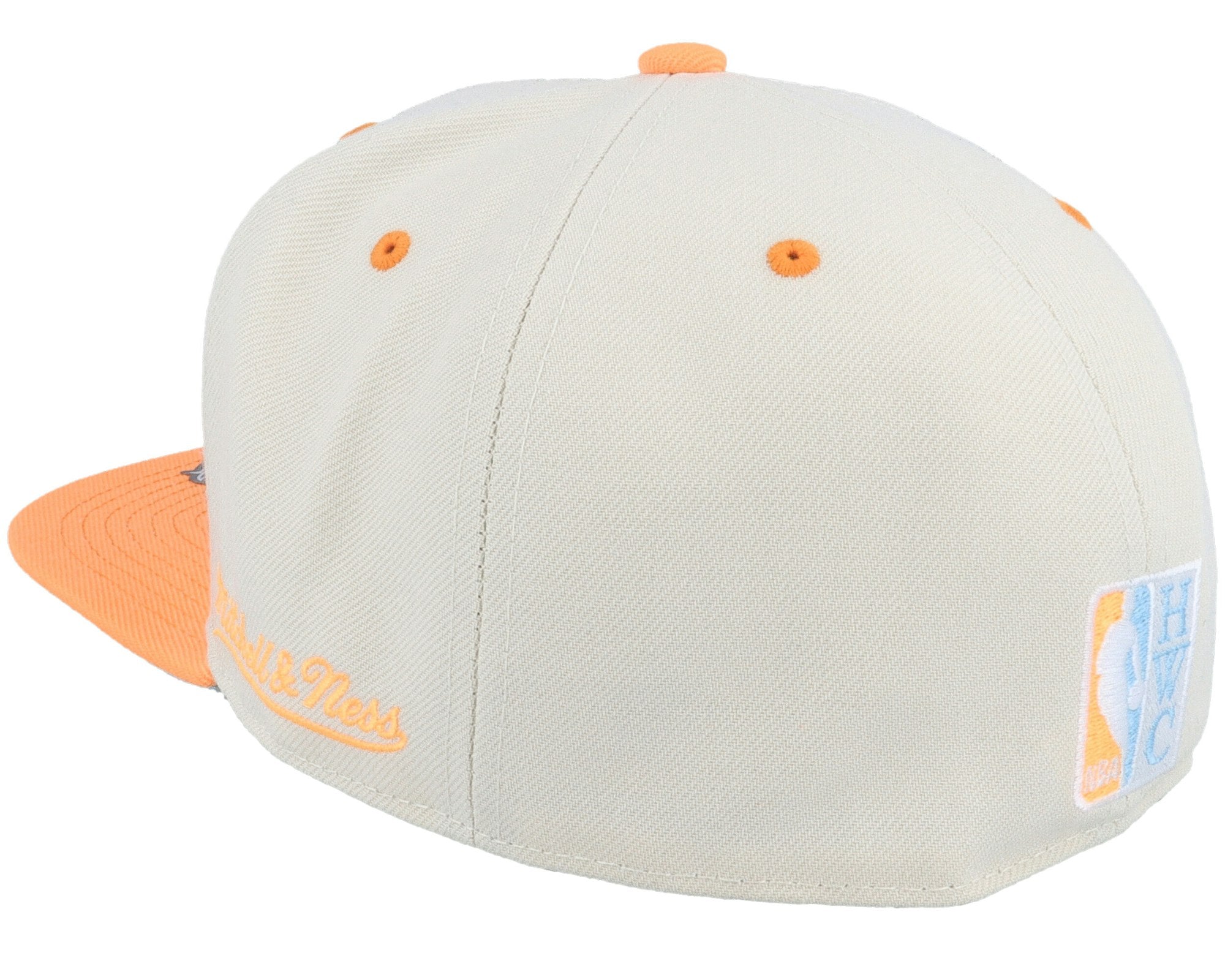 MENS MITCHELL & NESS NBA HOP ON FITTED NBA KNICKS - OFF WHITE