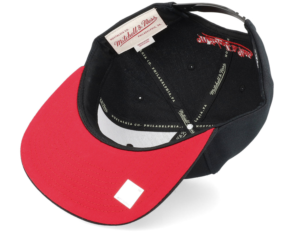 Mens Mitchell & Ness NBA EMBROIDERY GLITCH SNAPBACK RAPTORS