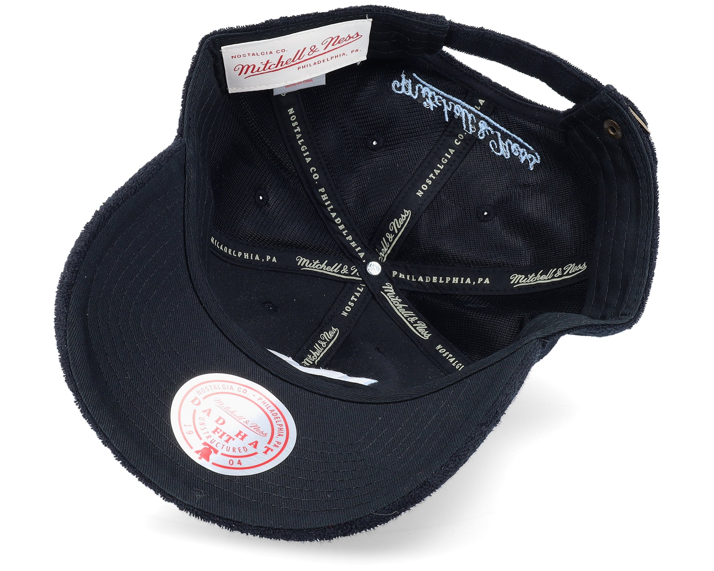 Mens Mitchell & Ness NCAA TERRY CLOTH STRAPBACK NORTH CAROLINA