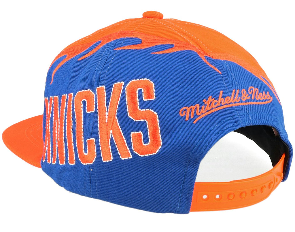 MENS MITCHELL & NESS NBA SPIRAL DEADSTOCK SNAPBACK HWC KNICKS - ORANGE