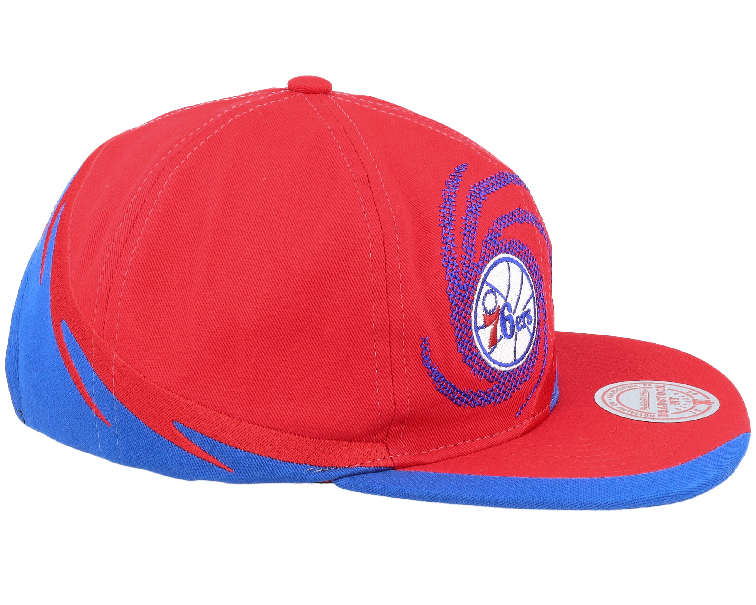 Mens Mitchell & Ness NBA SPIRAL DEADSTOCK SNAPBACK HWC 76ERS