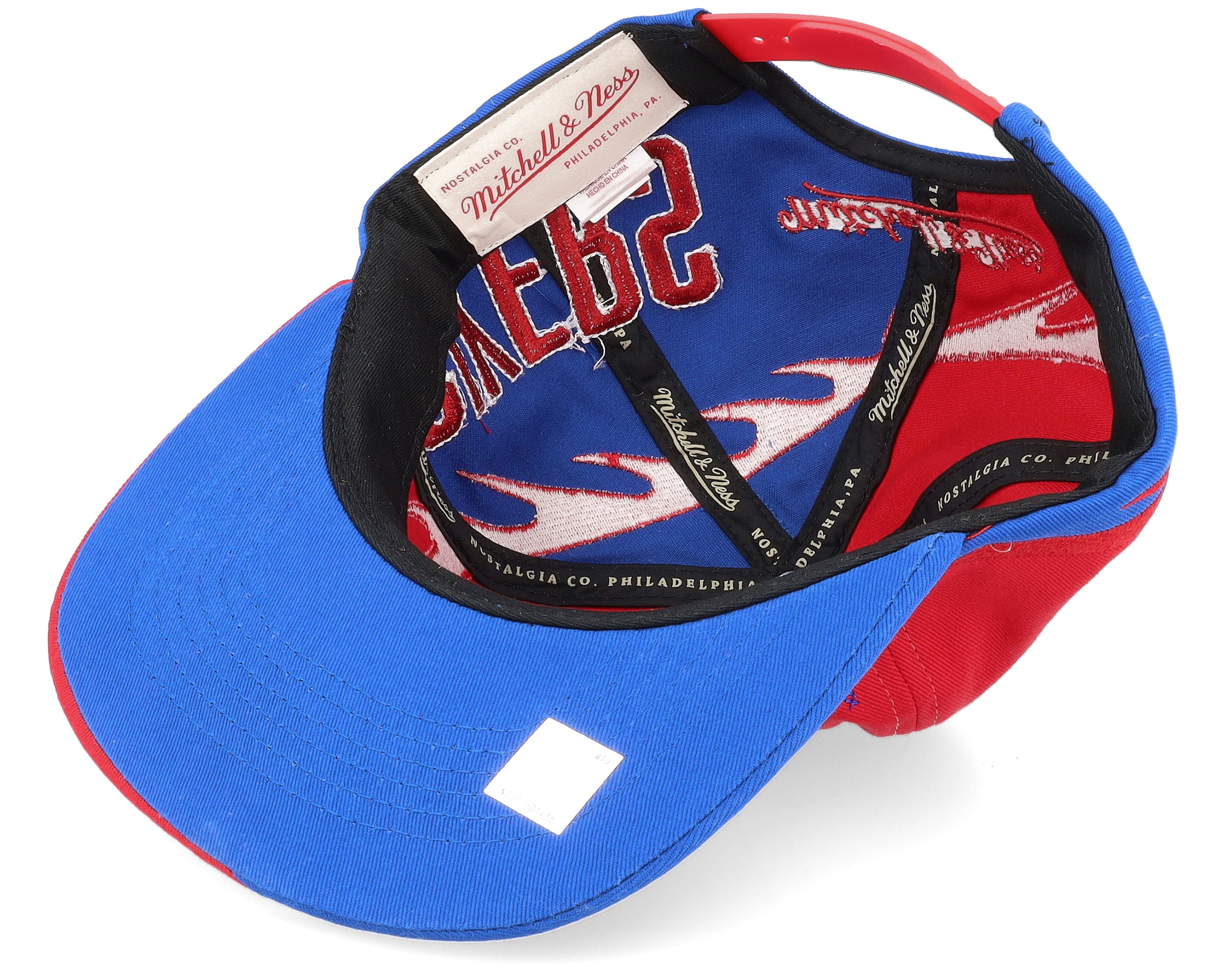 Mens Mitchell & Ness NBA SPIRAL DEADSTOCK SNAPBACK HWC 76ERS