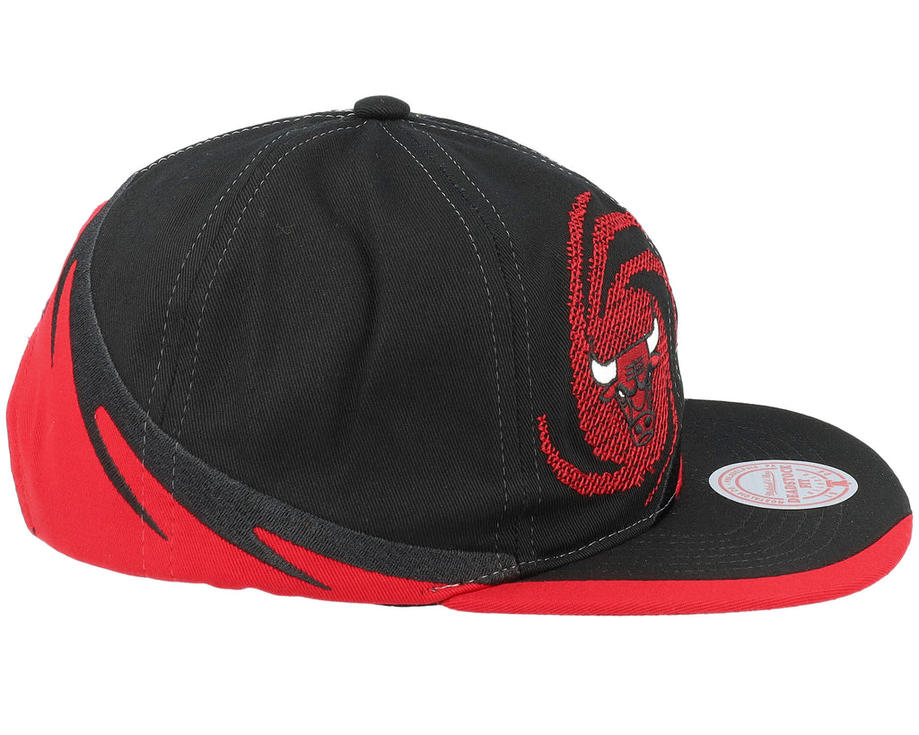 [HMUS4522-CBUYYPPPBLCK] MENS NBA CHICAGO BULLS SPIRAL DEADSTOCK SNAPBACK