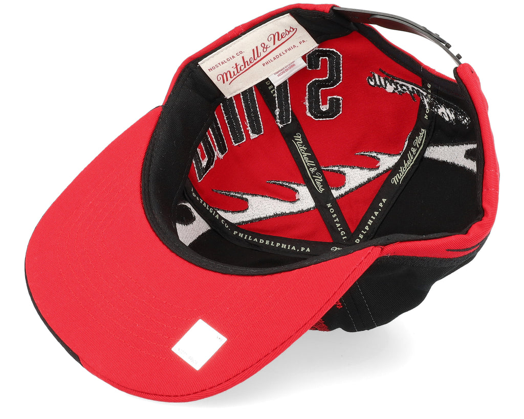[HMUS4522-CBUYYPPPBLCK] MENS NBA CHICAGO BULLS SPIRAL DEADSTOCK SNAPBACK