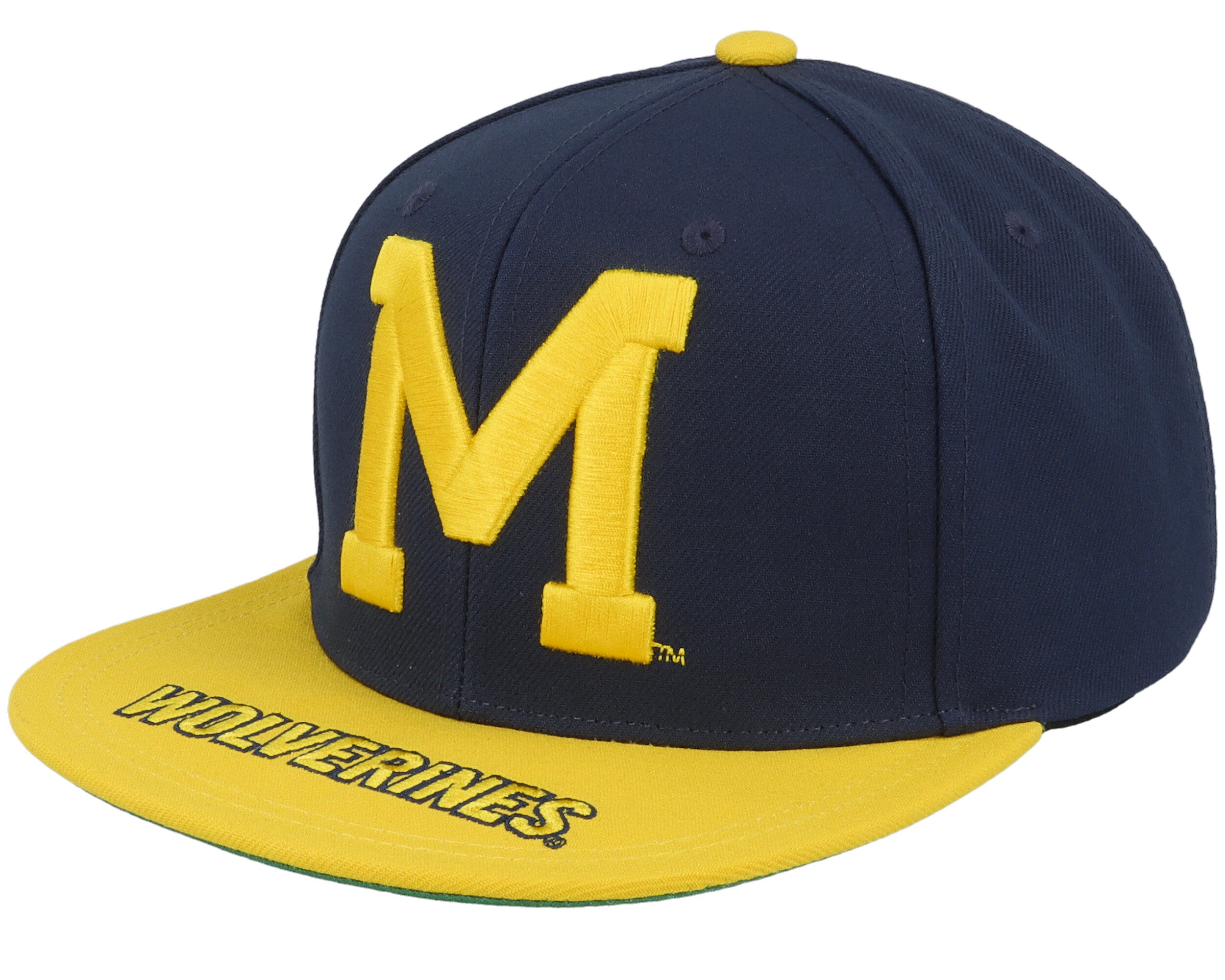 Mens Mitchell & Ness NCAA LOGO BILL SNAPBACK MICHIGAN