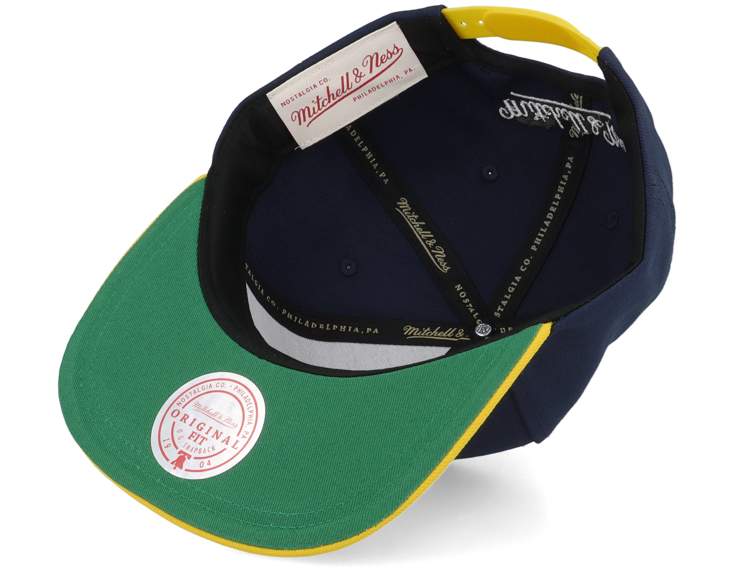 Mens Mitchell & Ness NCAA LOGO BILL SNAPBACK MICHIGAN