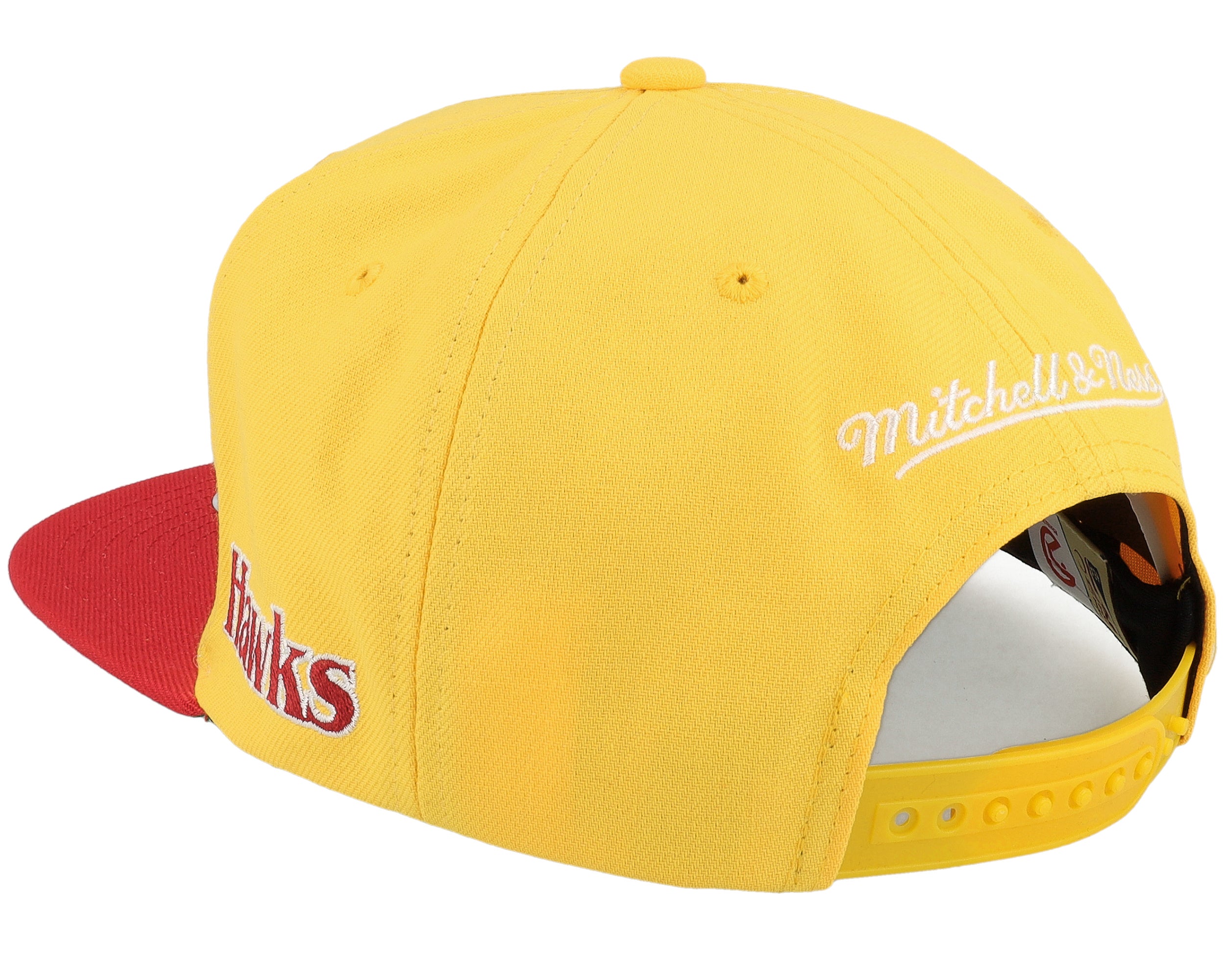 Mens Mitchell & Ness NBA HALF N HALF SNAPBACK HWC HAWKS