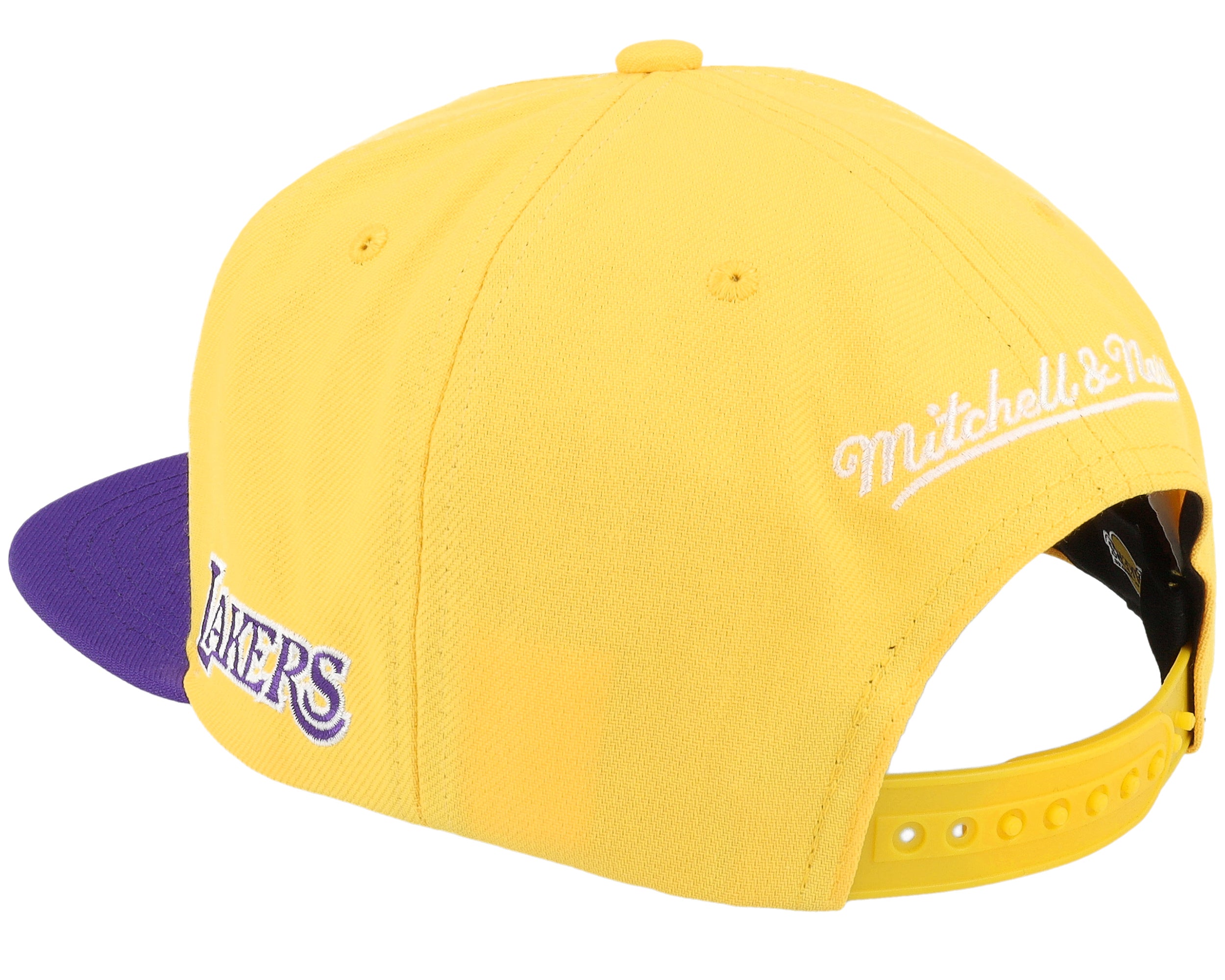 Mens Mitchell & Ness NBA HALF N HALF SNAPBACK LAKERS