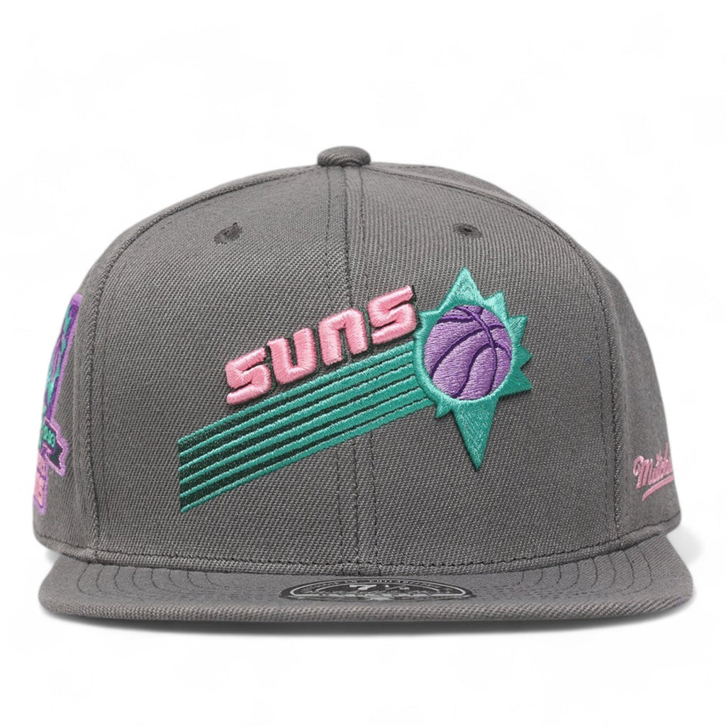 MENS MITCHELL & NESS NBA FROM DUSK FITTED HWC SUNS - DARK GREY