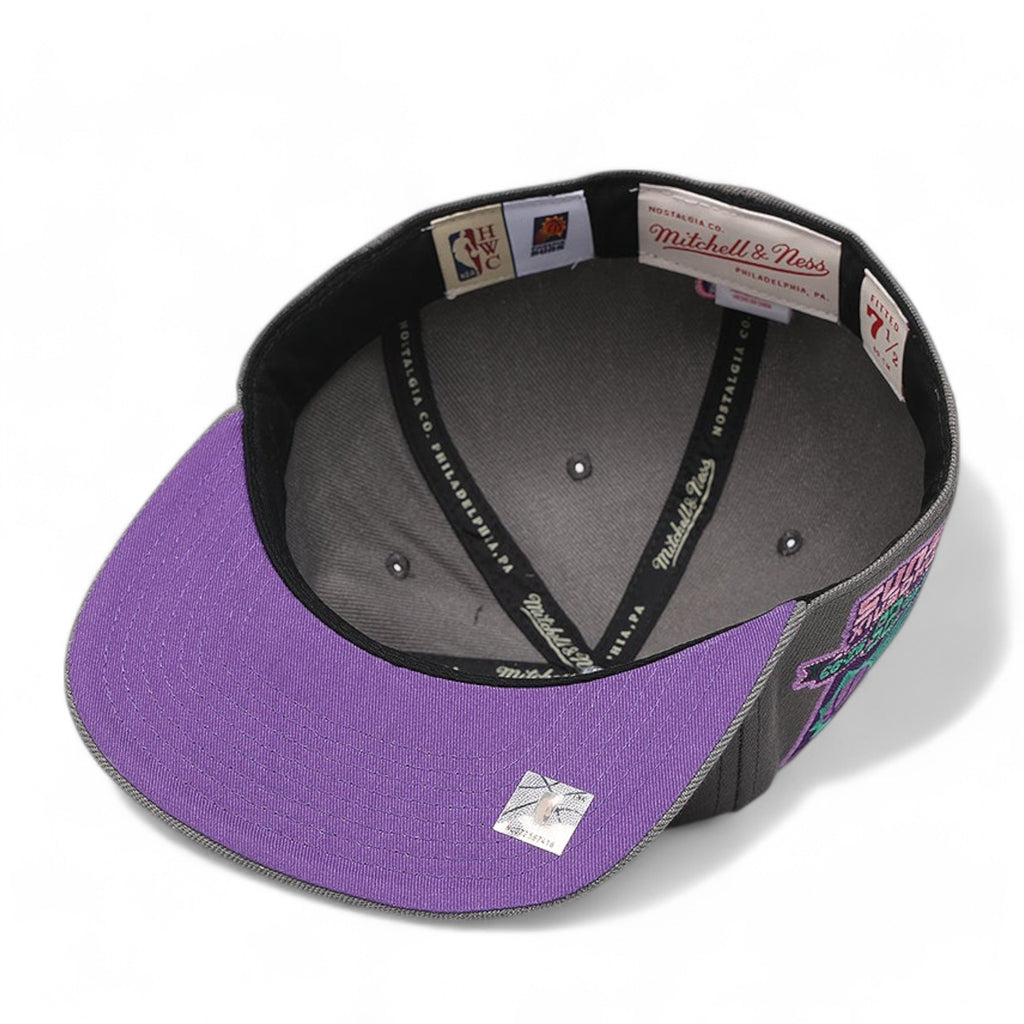 MENS MITCHELL & NESS NBA FROM DUSK FITTED HWC SUNS - DARK GREY