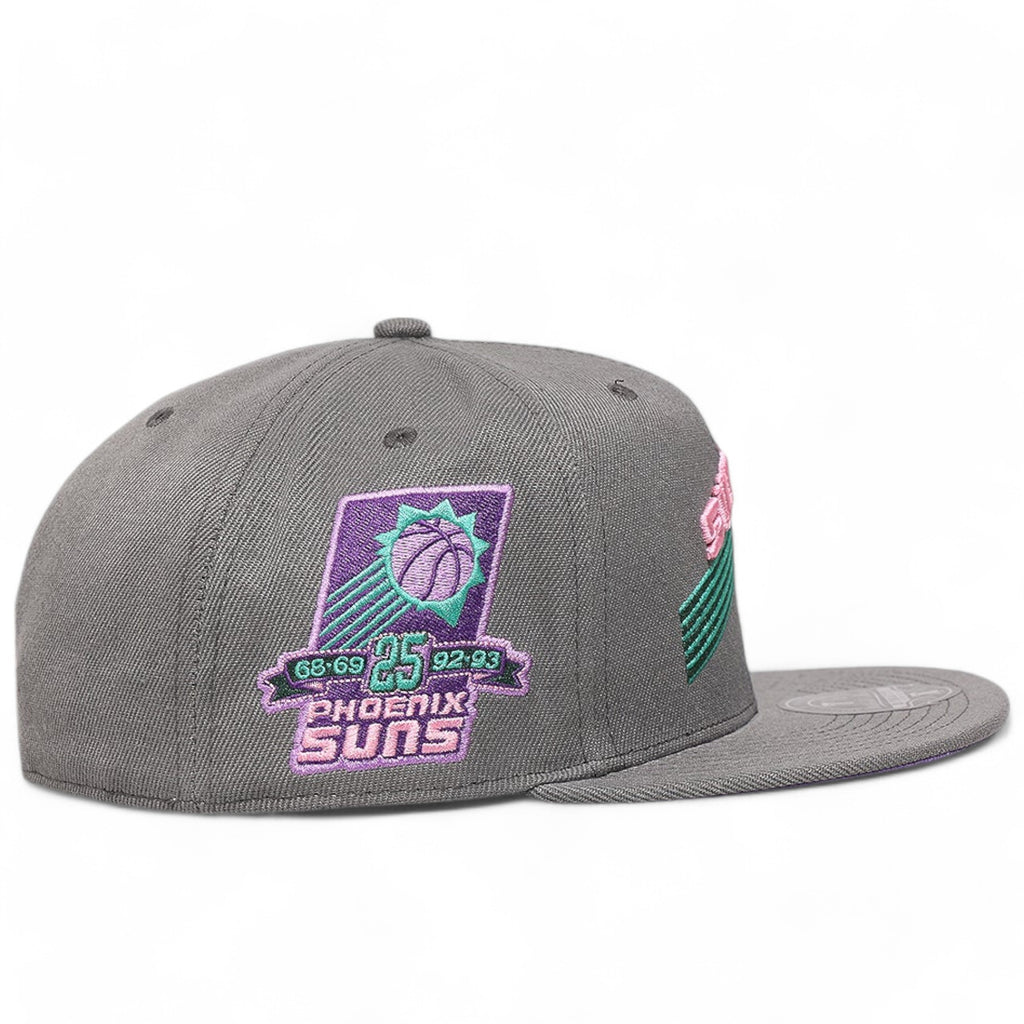 MENS MITCHELL & NESS NBA FROM DUSK FITTED HWC SUNS - DARK GREY