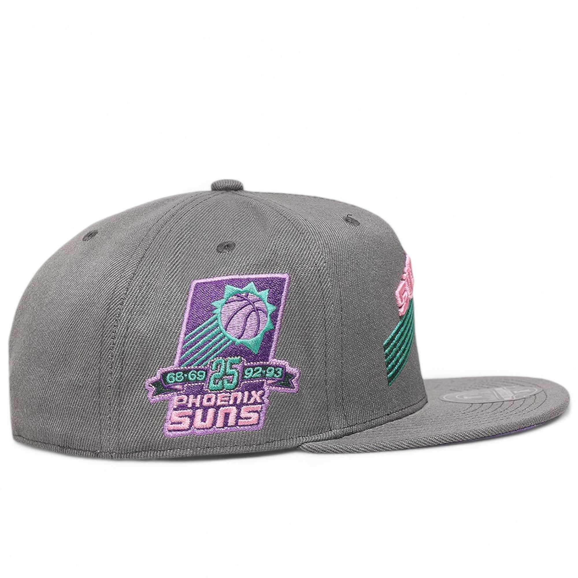 MENS MITCHELL & NESS NBA FROM DUSK FITTED HWC SUNS - DARK GREY