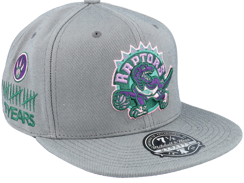 Mens MITCHELL & NESS NBA FROM DUSK FITTED HWC RAPTORS
