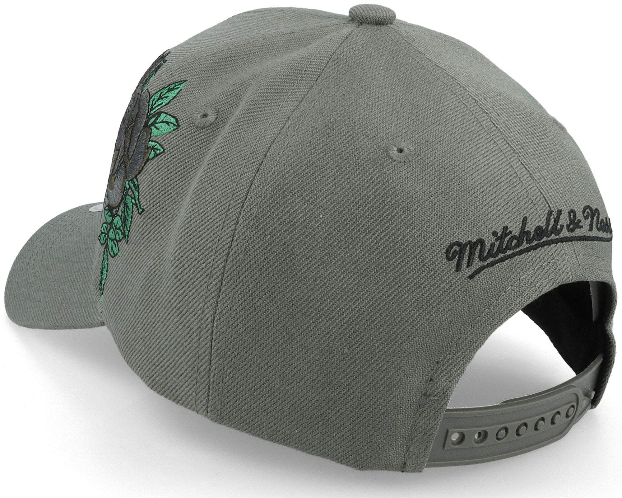 MENS MITCHELL & NESS NBA SECONDARY ROSES PRO SNAPBACK NETS - GREY