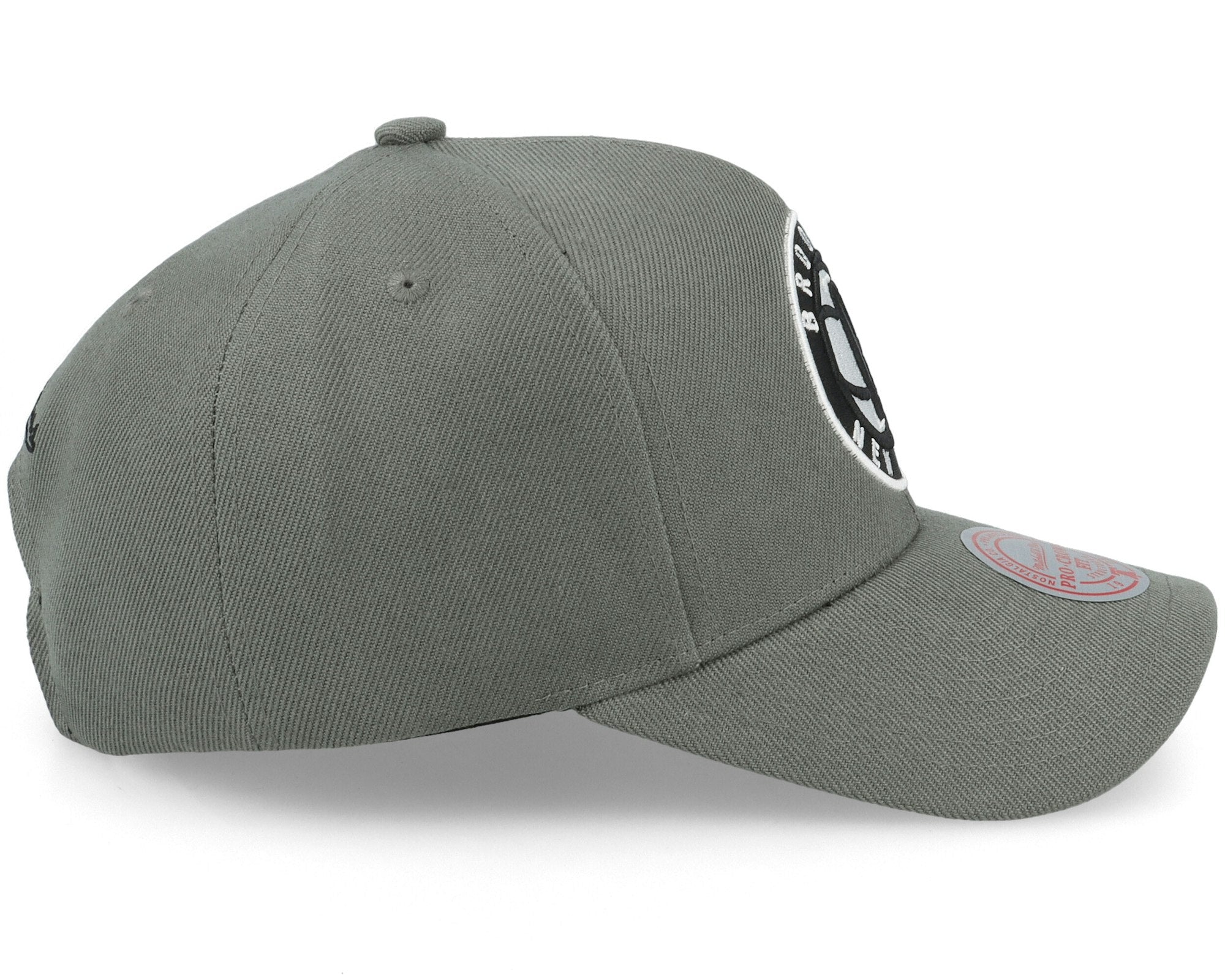 MENS MITCHELL & NESS NBA SECONDARY ROSES PRO SNAPBACK NETS - GREY