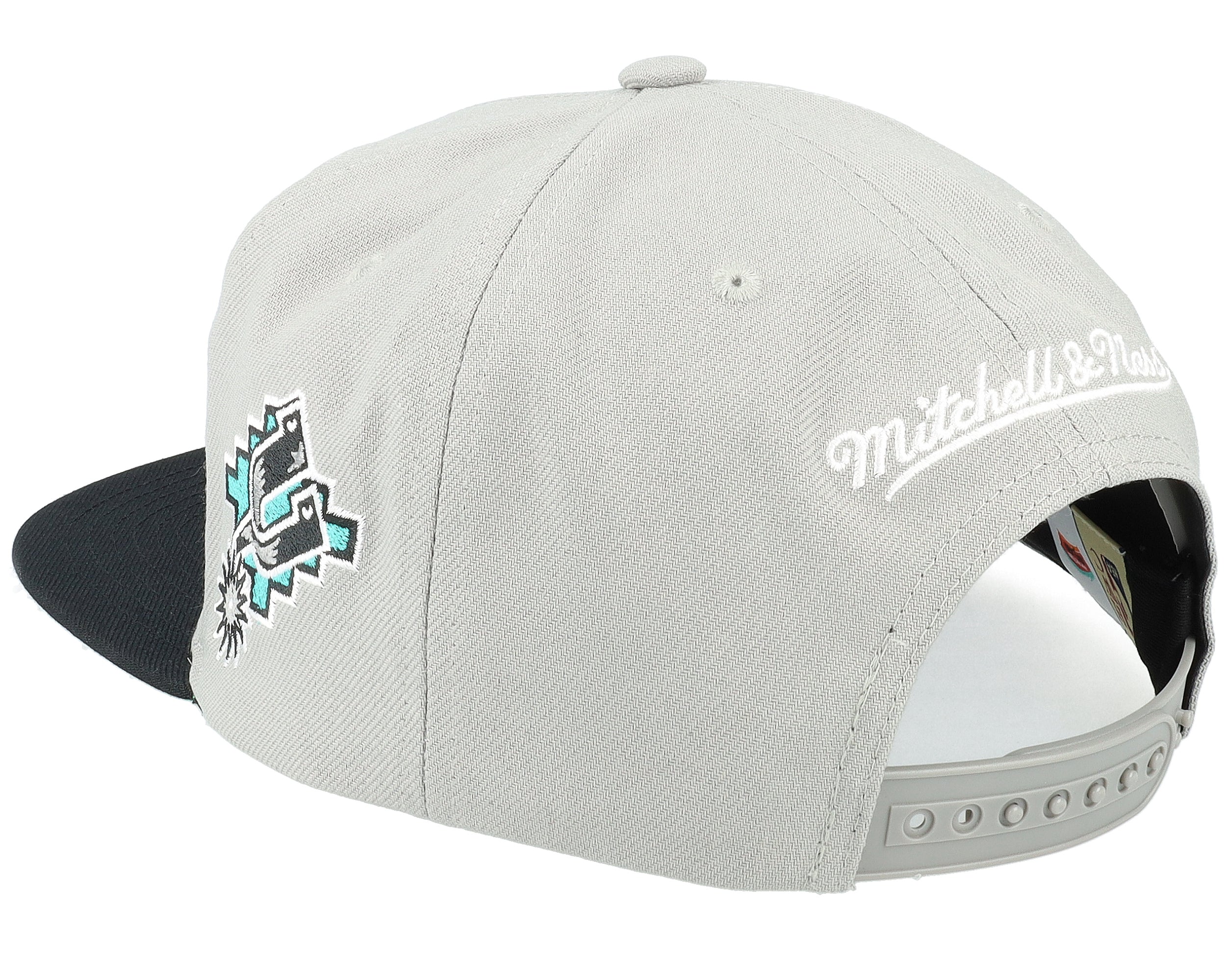 Mens Mitchell & Ness NBA HALF N HALF SNAPBACK HWC SPURS
