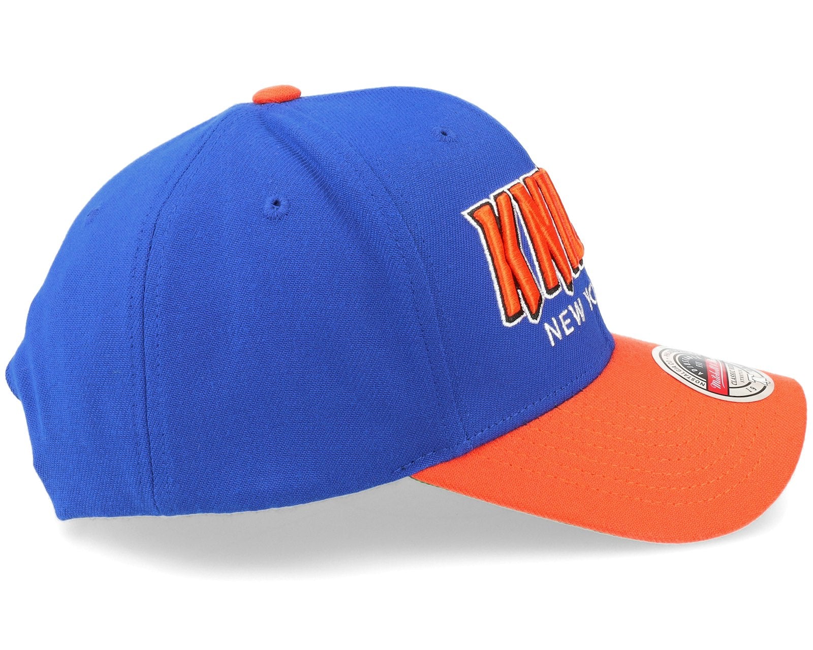 MENS MITCHELL & NESS NBA SHREDDER STRETCH SNAPBACK HWC KNICKS - BLUE