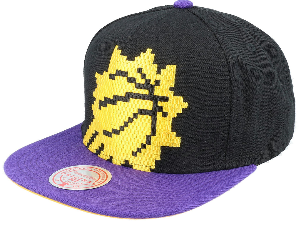 Mens MITCHELL & NESS NBA 8 BIT XL SNAPBACK SUNS