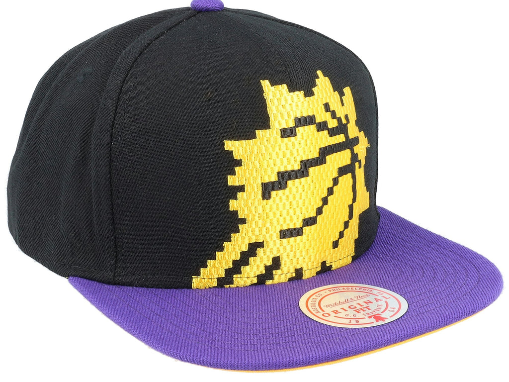Mens MITCHELL & NESS NBA 8 BIT XL SNAPBACK SUNS