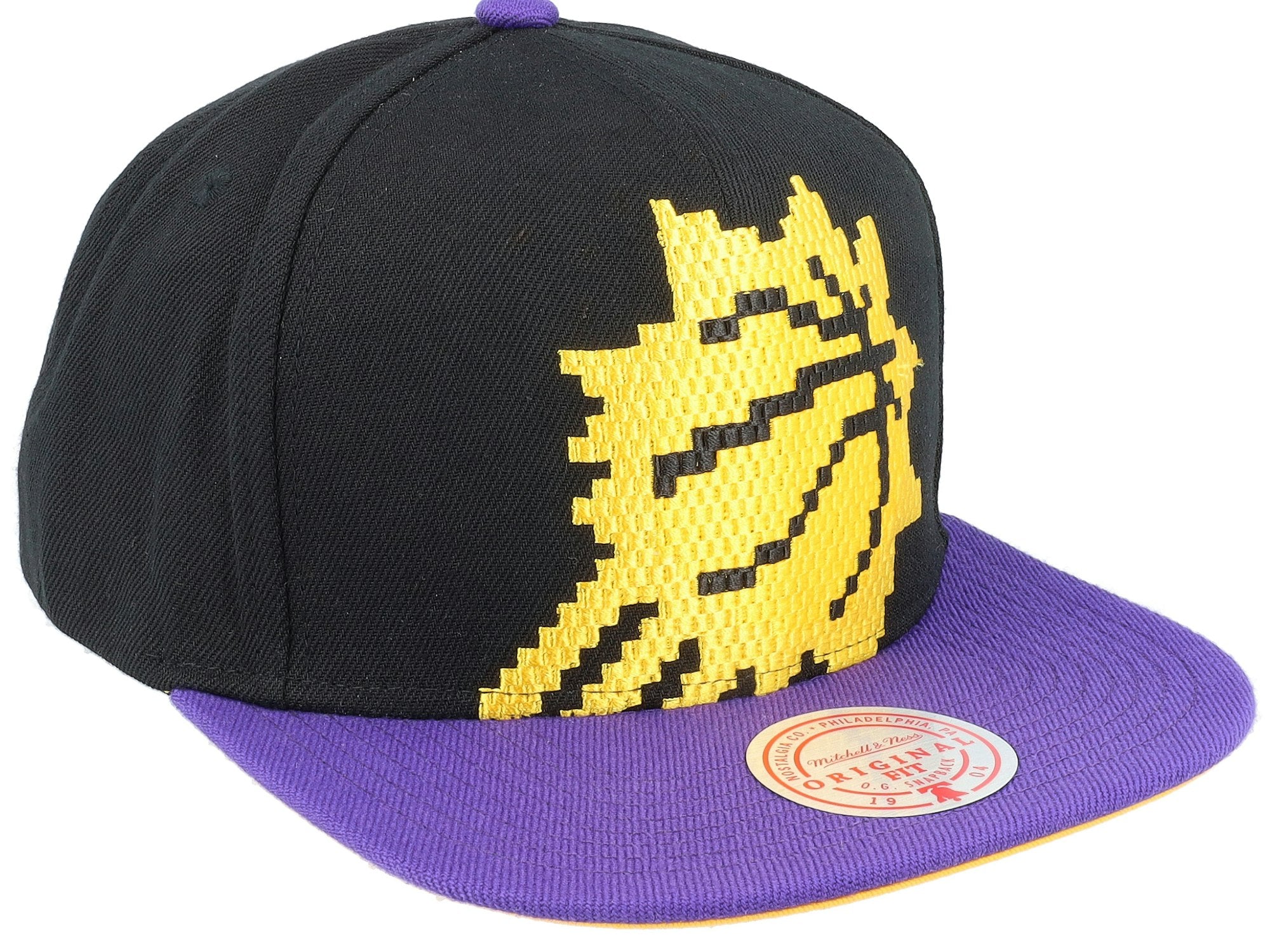 Mens MITCHELL & NESS NBA 8 BIT XL SNAPBACK SUNS