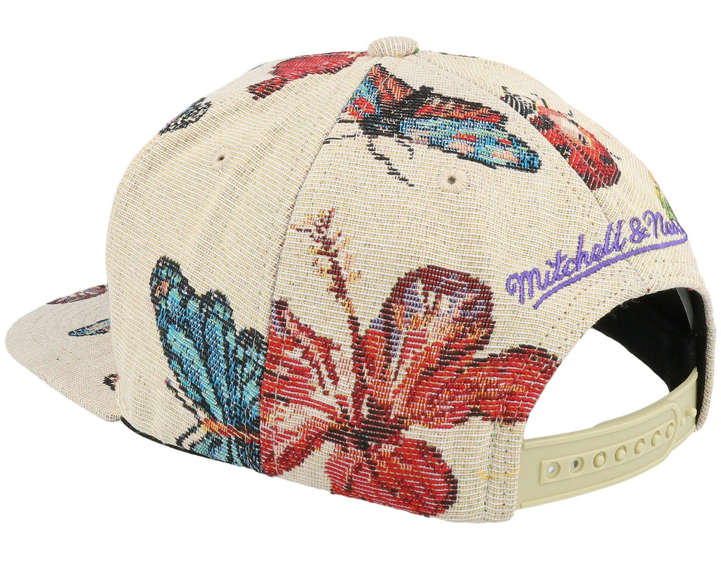 MENS MITCHELL & NESS NBA TRUE TAP SNAPBACK LAKERS - MULTI-BLACK