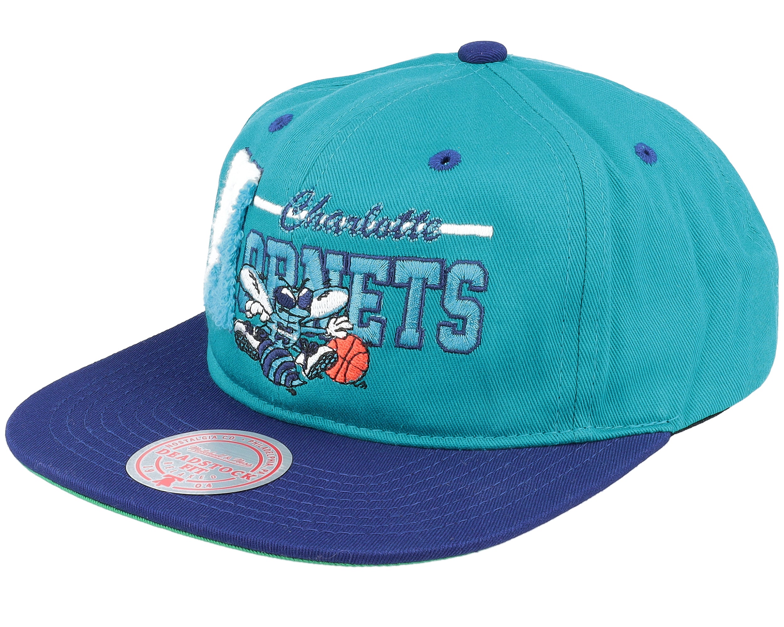 MENS MITCHELL & NESS NBA VARSITY LETTER SNAPBACK HWC HORNETS