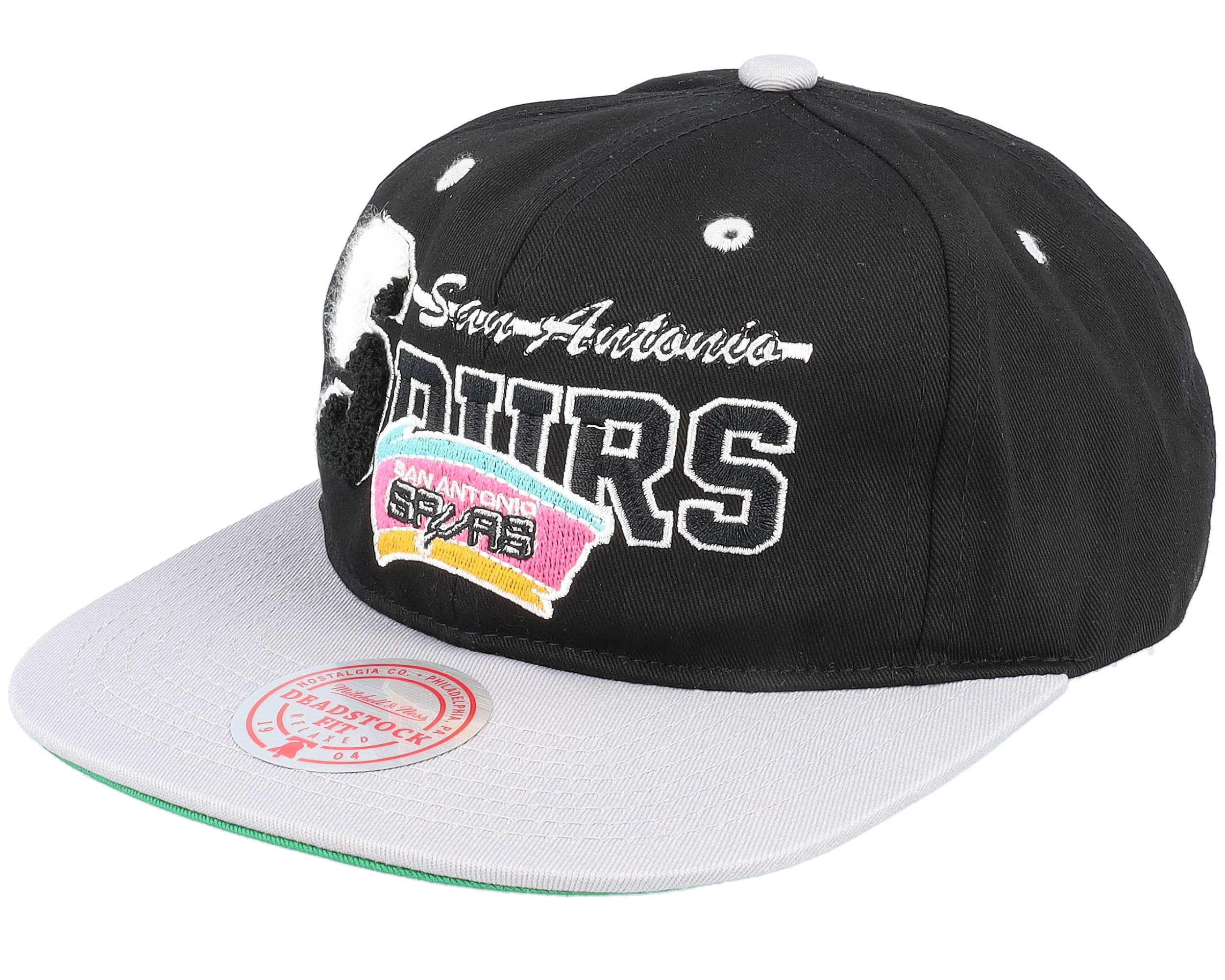 Mens Mitchell & Ness NBA VARSITY LETTER SNAPBACK HWC SPURS