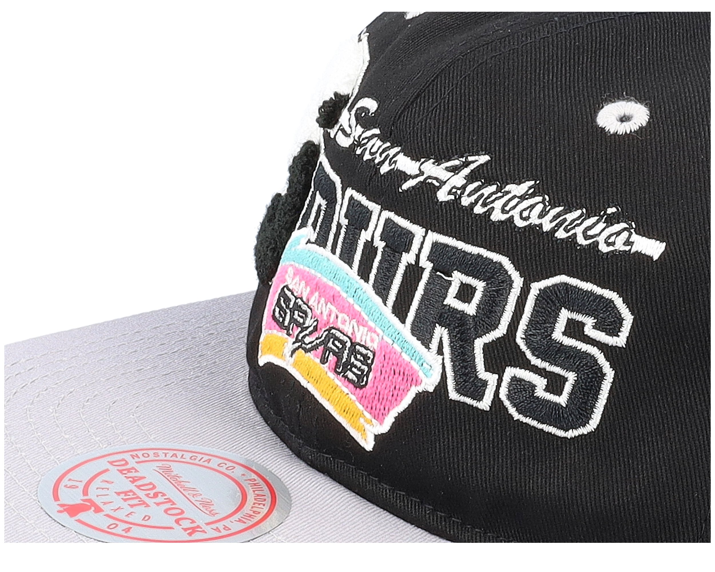 Mens Mitchell & Ness NBA VARSITY LETTER SNAPBACK HWC SPURS