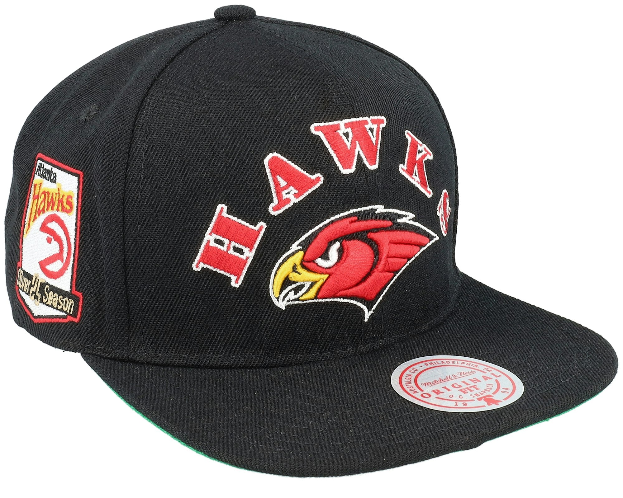 MENS MITCHELL & NESS NBA MY SQUAD SNAPBACK HWC HAWKS - BLACK