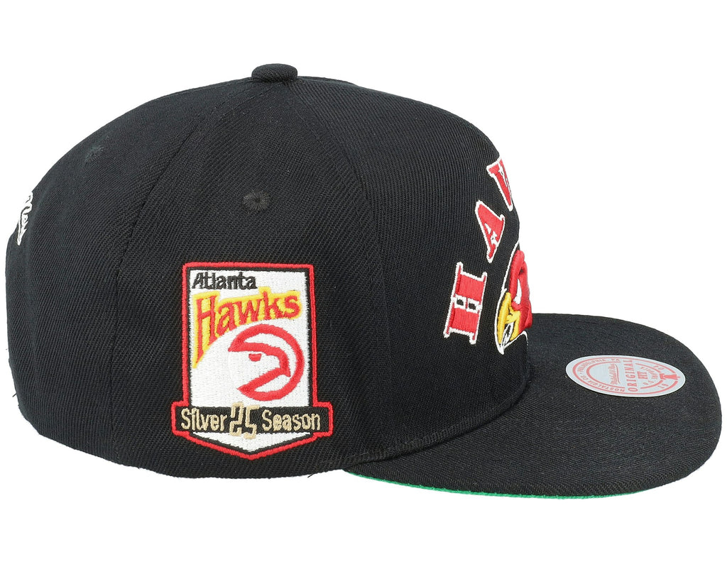 MENS MITCHELL & NESS NBA MY SQUAD SNAPBACK HWC HAWKS - BLACK