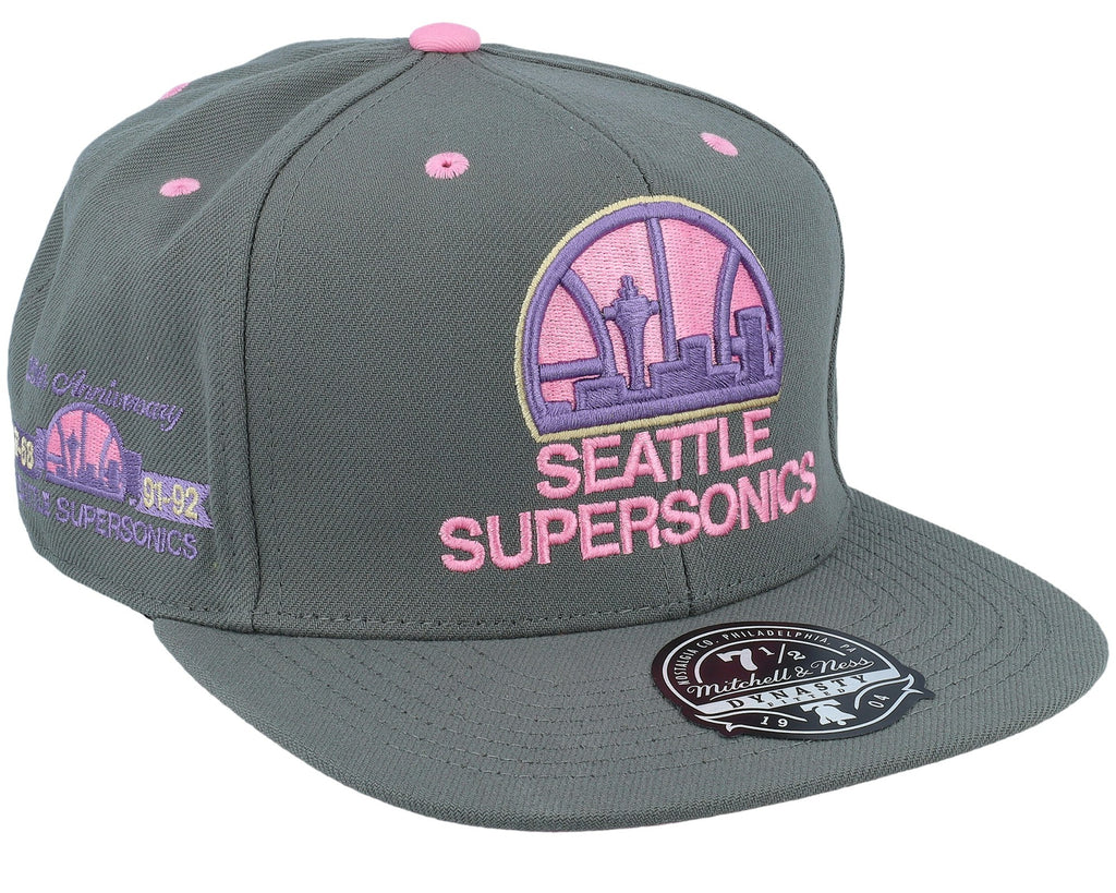 MENS MITCHELL & NESS NBA LAVENDER DREAMS FITTED HWC SUPERSONICS