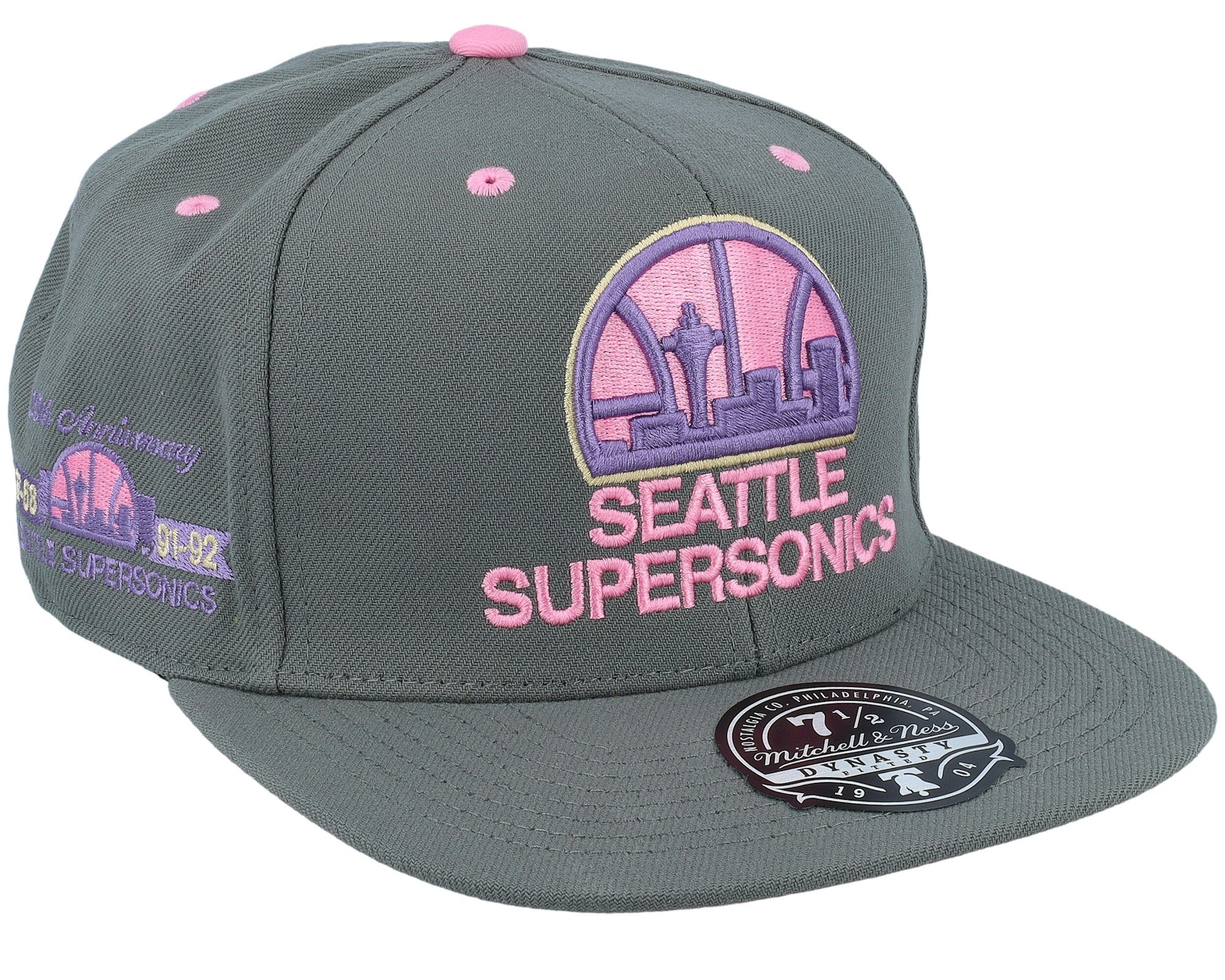 MENS MITCHELL & NESS NBA LAVENDER DREAMS FITTED HWC SUPERSONICS