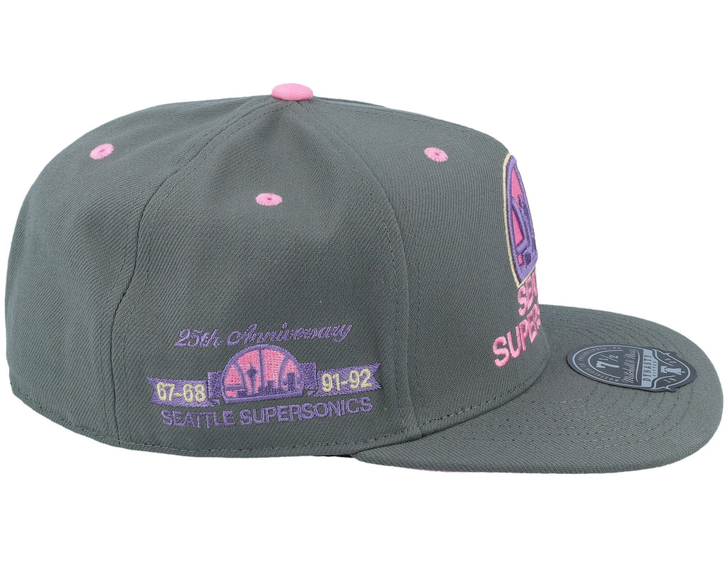 MENS MITCHELL & NESS NBA LAVENDER DREAMS FITTED HWC SUPERSONICS