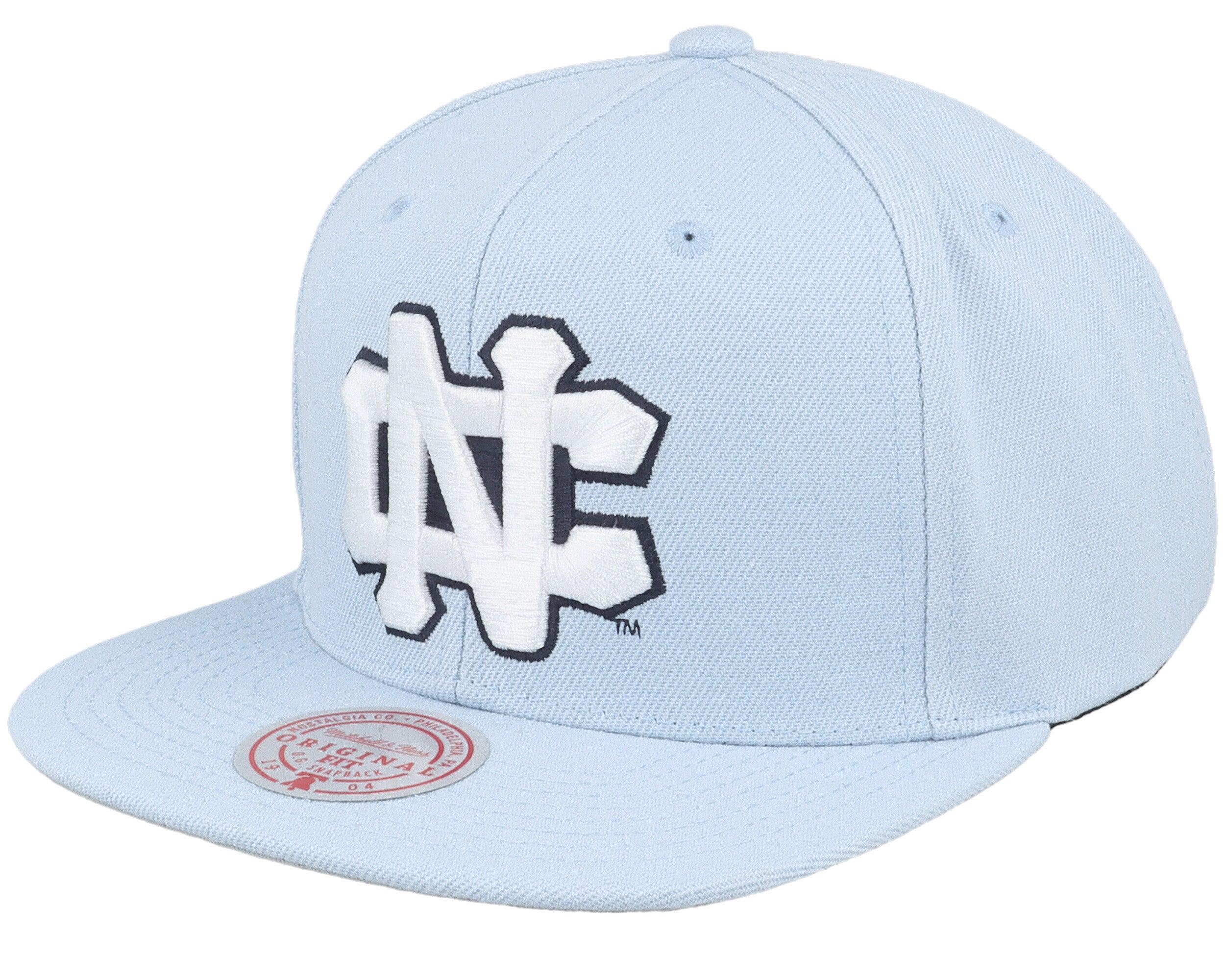 Mens Mitchell & Ness NCAA CORE SIDE SNAPBACK NORTH CAROLINA