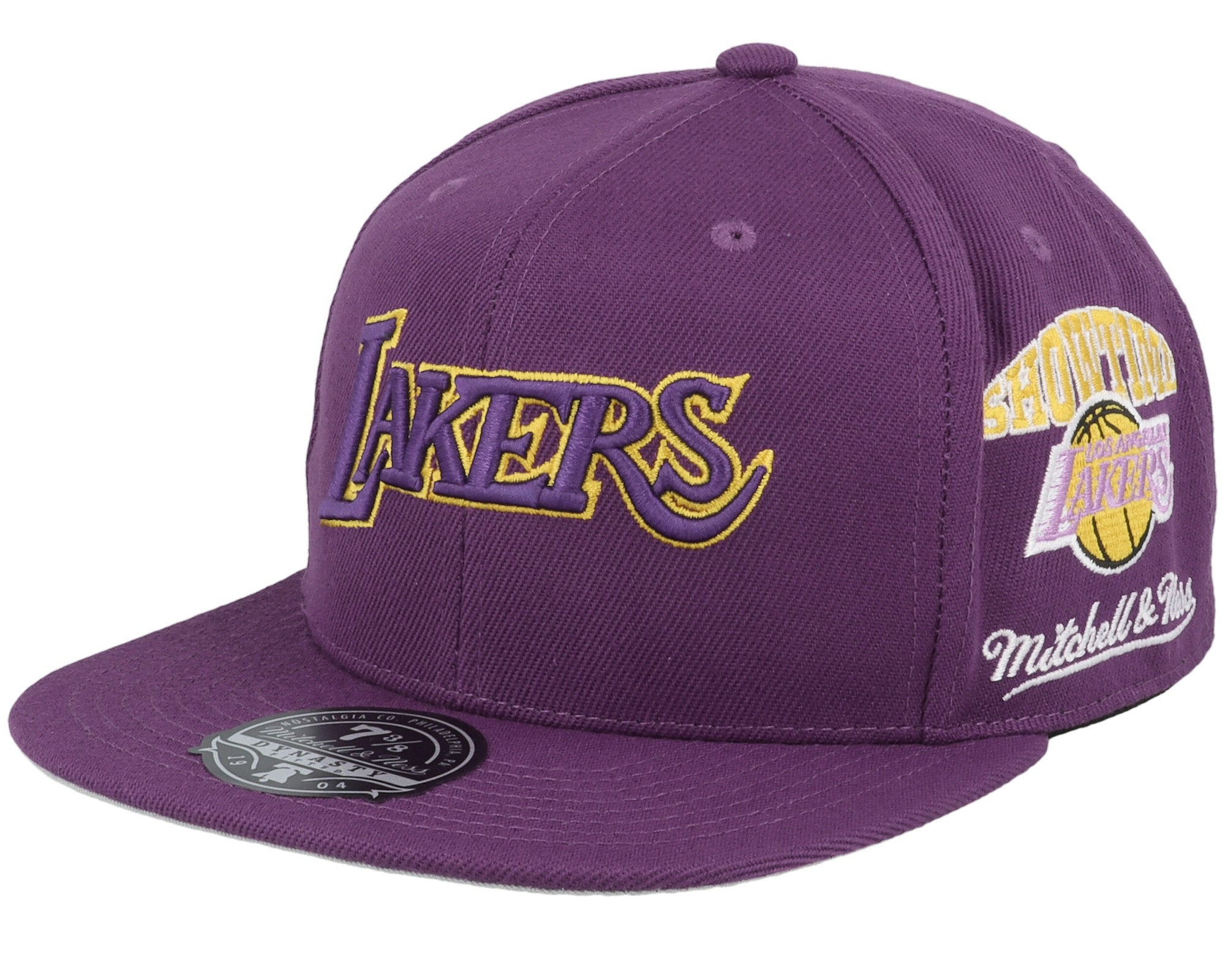 MENS MITCHELL & NESS NBA TEAM ORIGINS FITTED HWC LAKERS - PURPLE