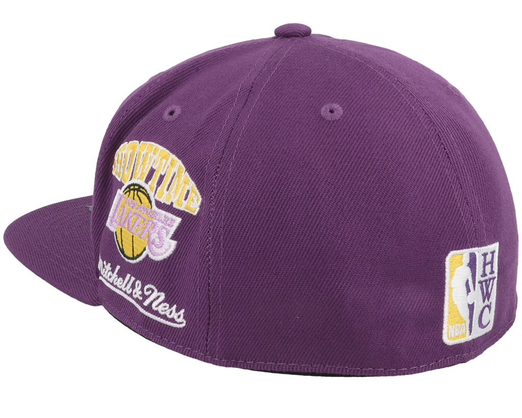 MENS MITCHELL & NESS NBA TEAM ORIGINS FITTED HWC LAKERS - PURPLE