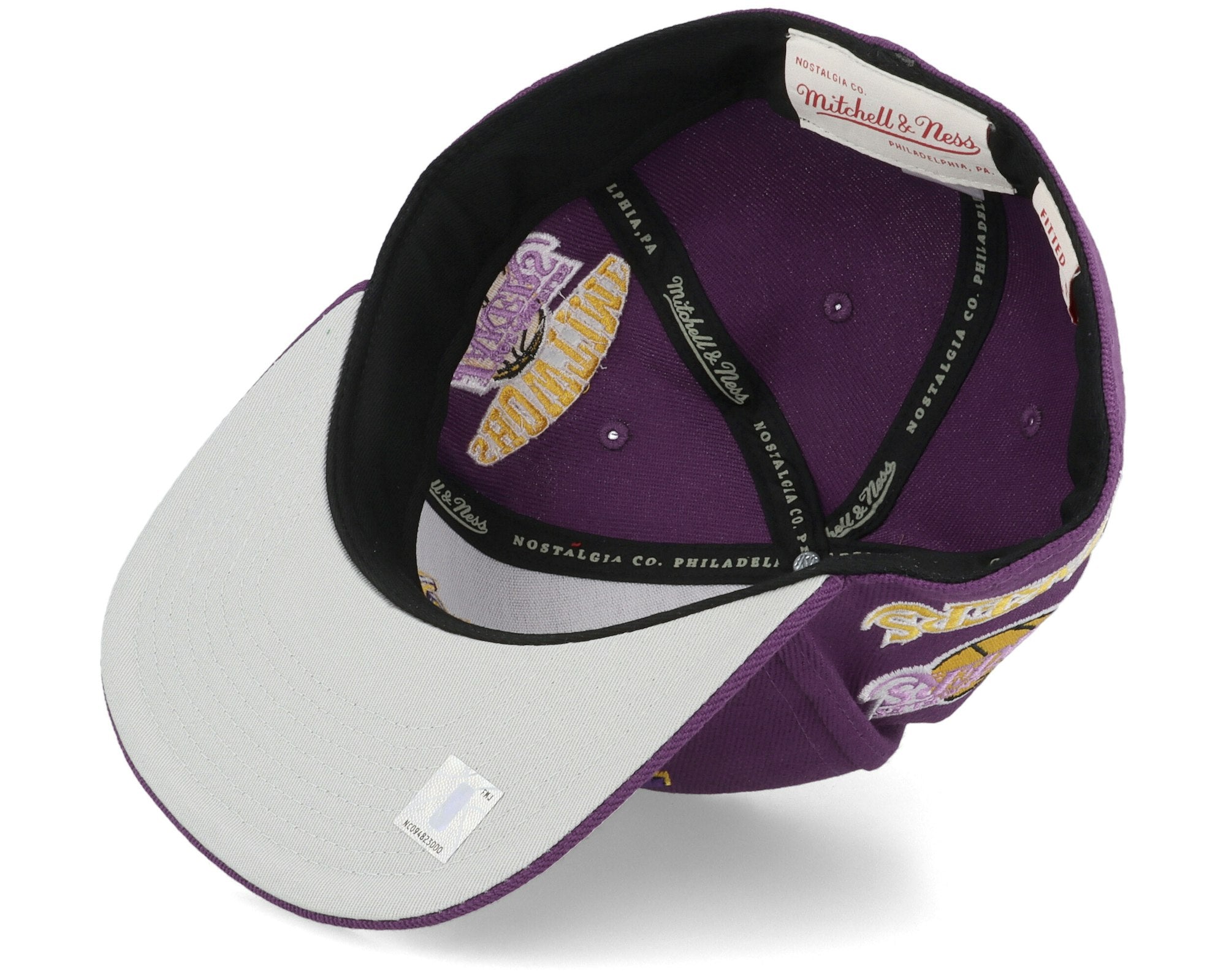 MENS MITCHELL & NESS NBA TEAM ORIGINS FITTED HWC LAKERS - PURPLE
