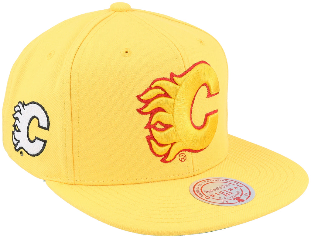 Mens Mitchell & Ness NHL ALTERNATE FLIP SNAPBACK FLAMES