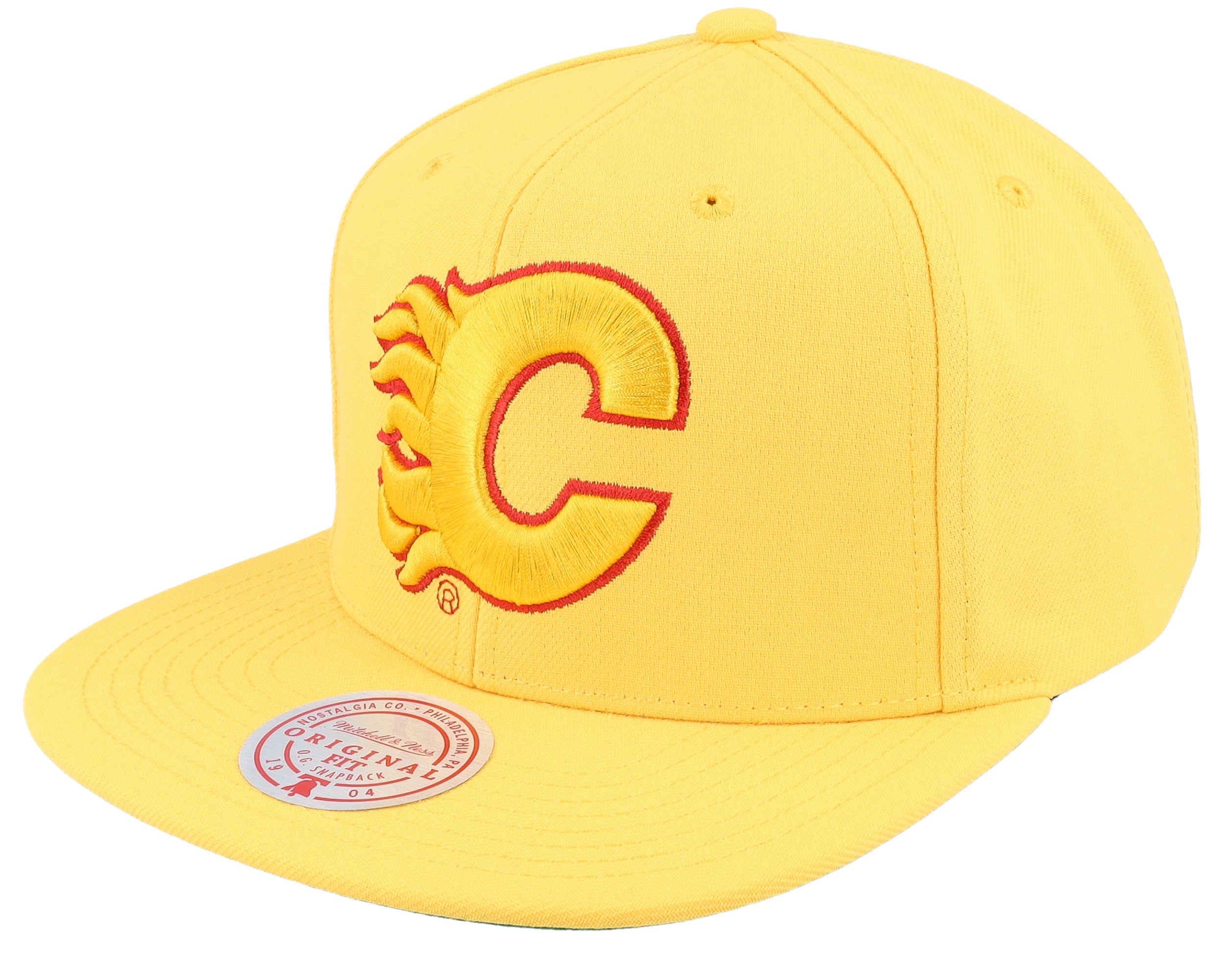 Mens Mitchell & Ness NHL ALTERNATE FLIP SNAPBACK FLAMES