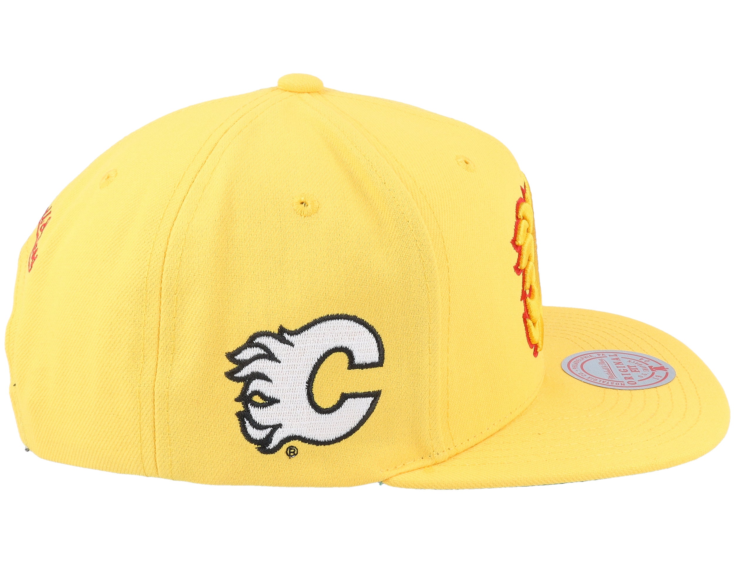 Mens Mitchell & Ness NHL ALTERNATE FLIP SNAPBACK FLAMES