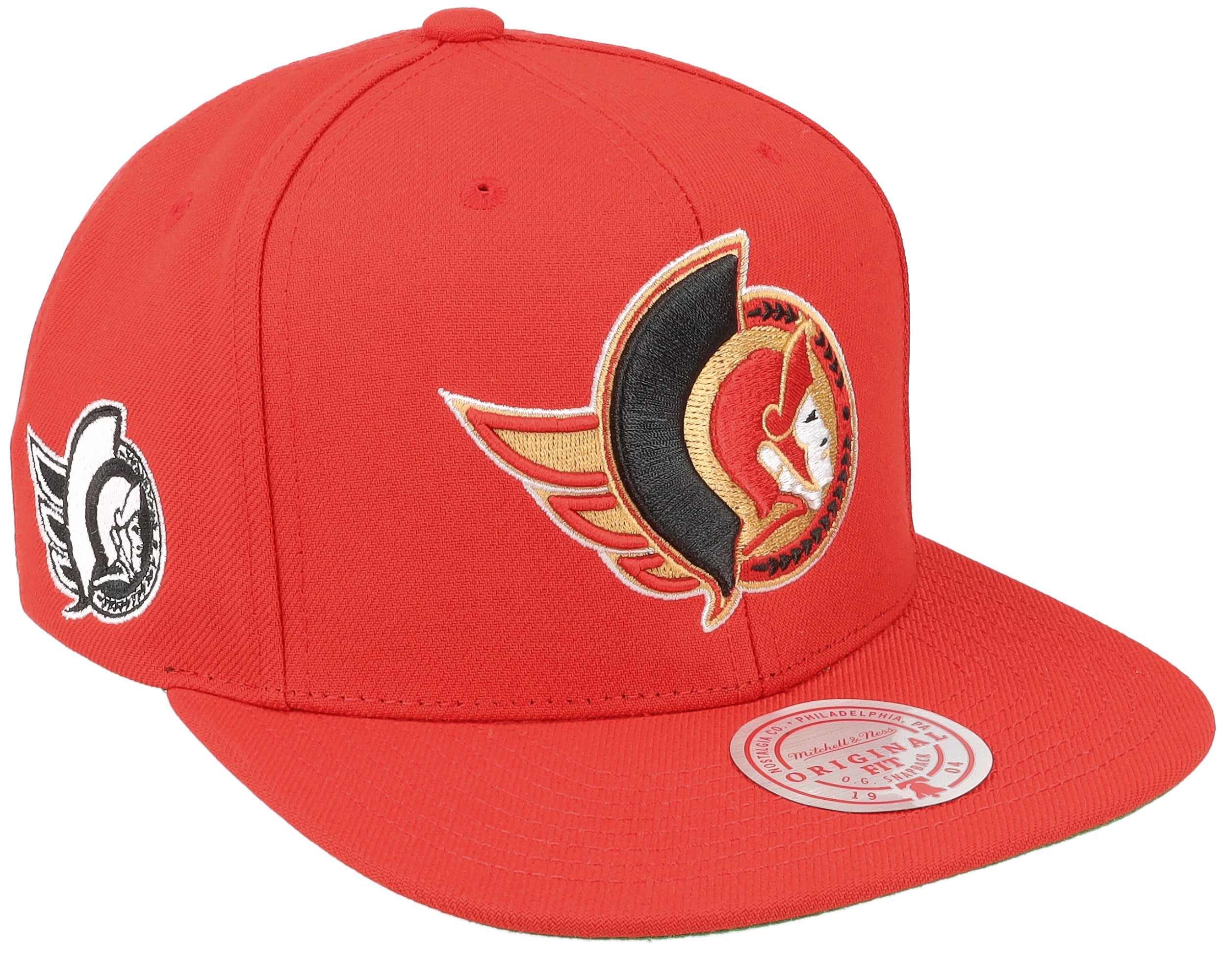 Mens Mitchell & Ness NHL ALTERNATE FLIP SNAPBACK SENATORS