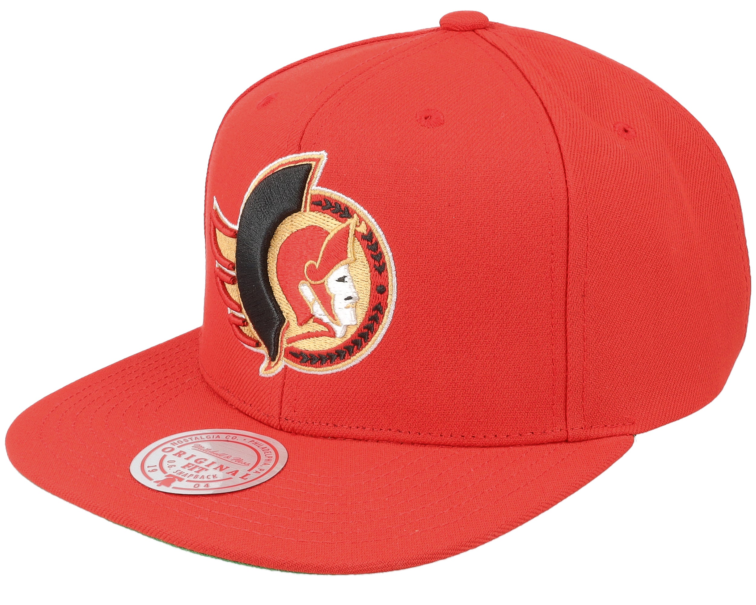 Mens Mitchell & Ness NHL ALTERNATE FLIP SNAPBACK SENATORS