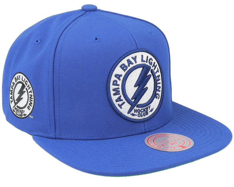 Mens Mitchell & Ness NHL ALTERNATE FLIP SNAPBACK LIGHTNING