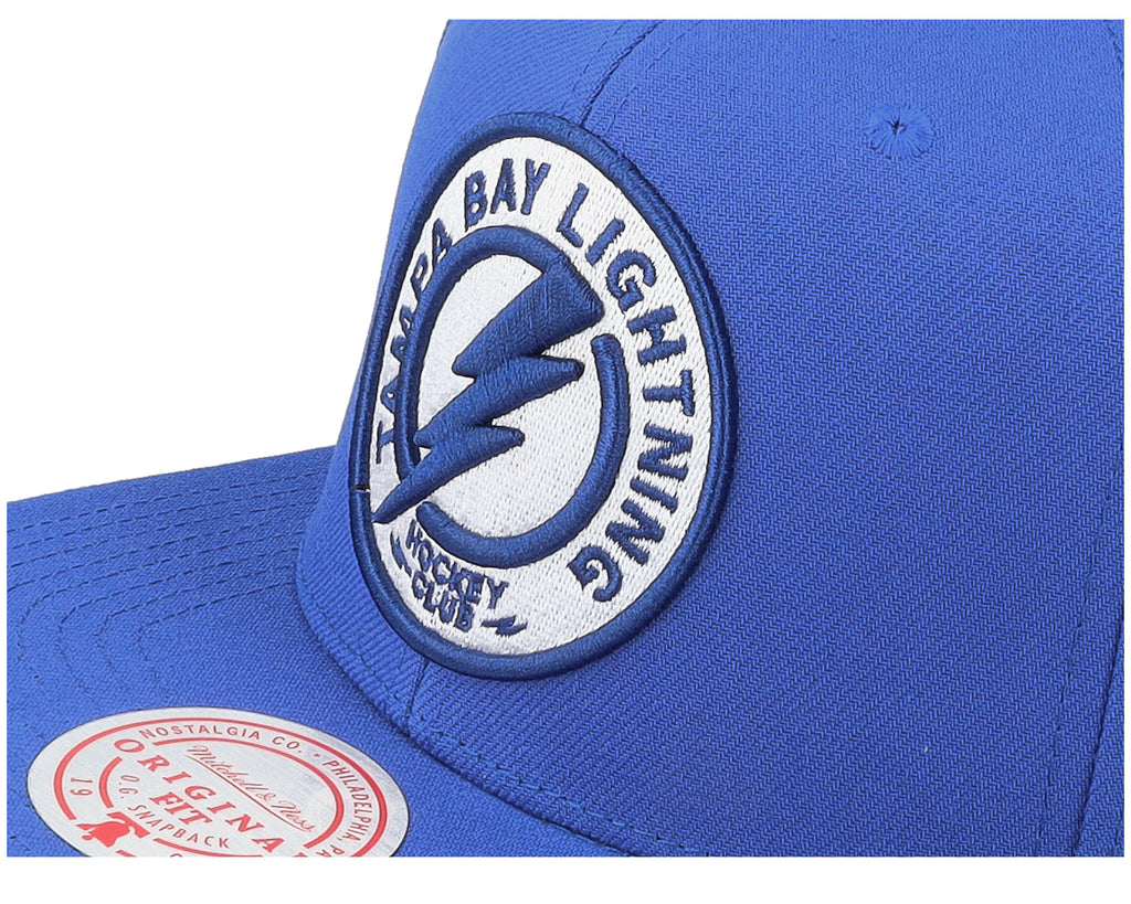 Mens Mitchell & Ness NHL ALTERNATE FLIP SNAPBACK LIGHTNING