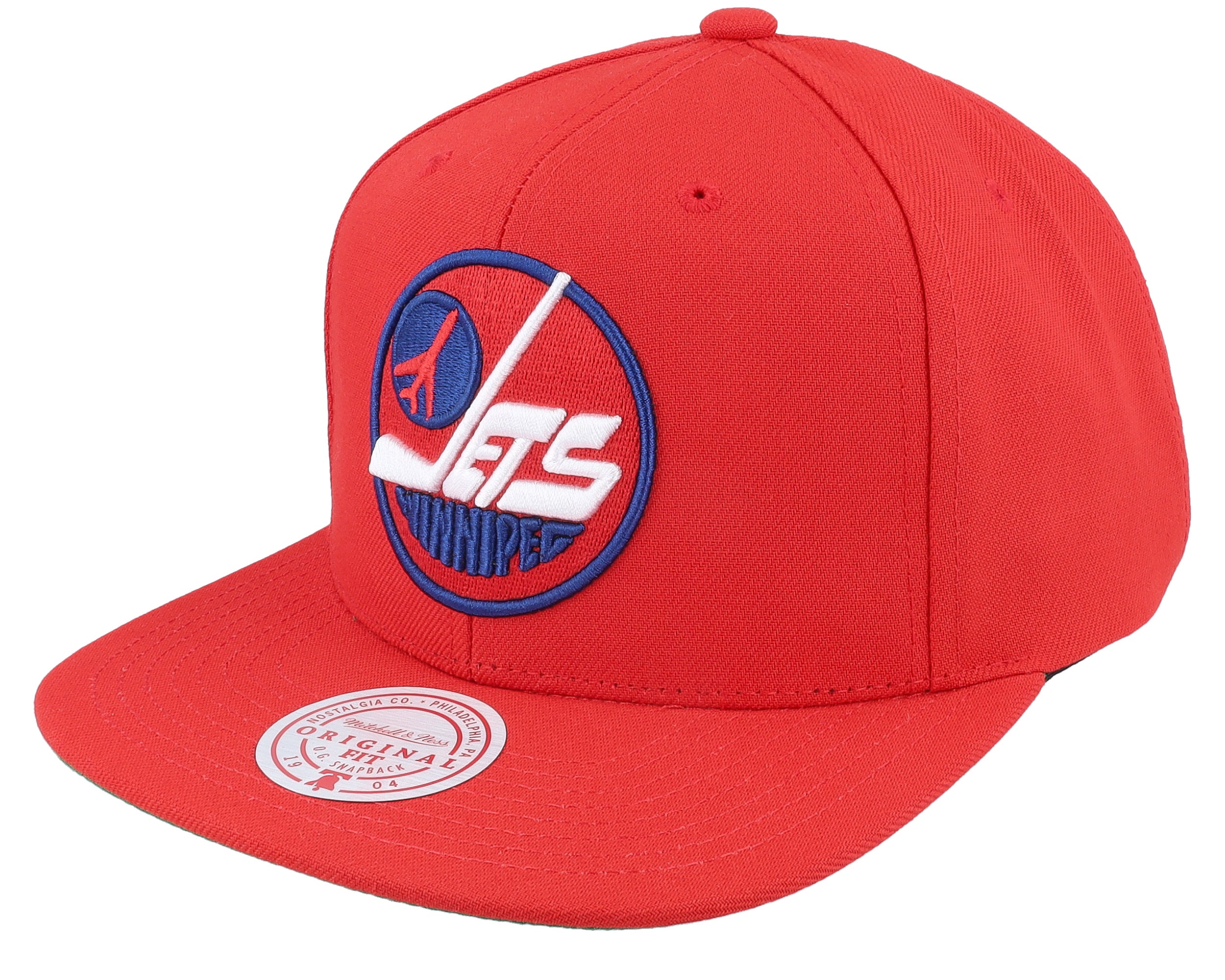 Mens Mitchell & Ness NHL ALTERNATE FLIP SNAPBACK JETS