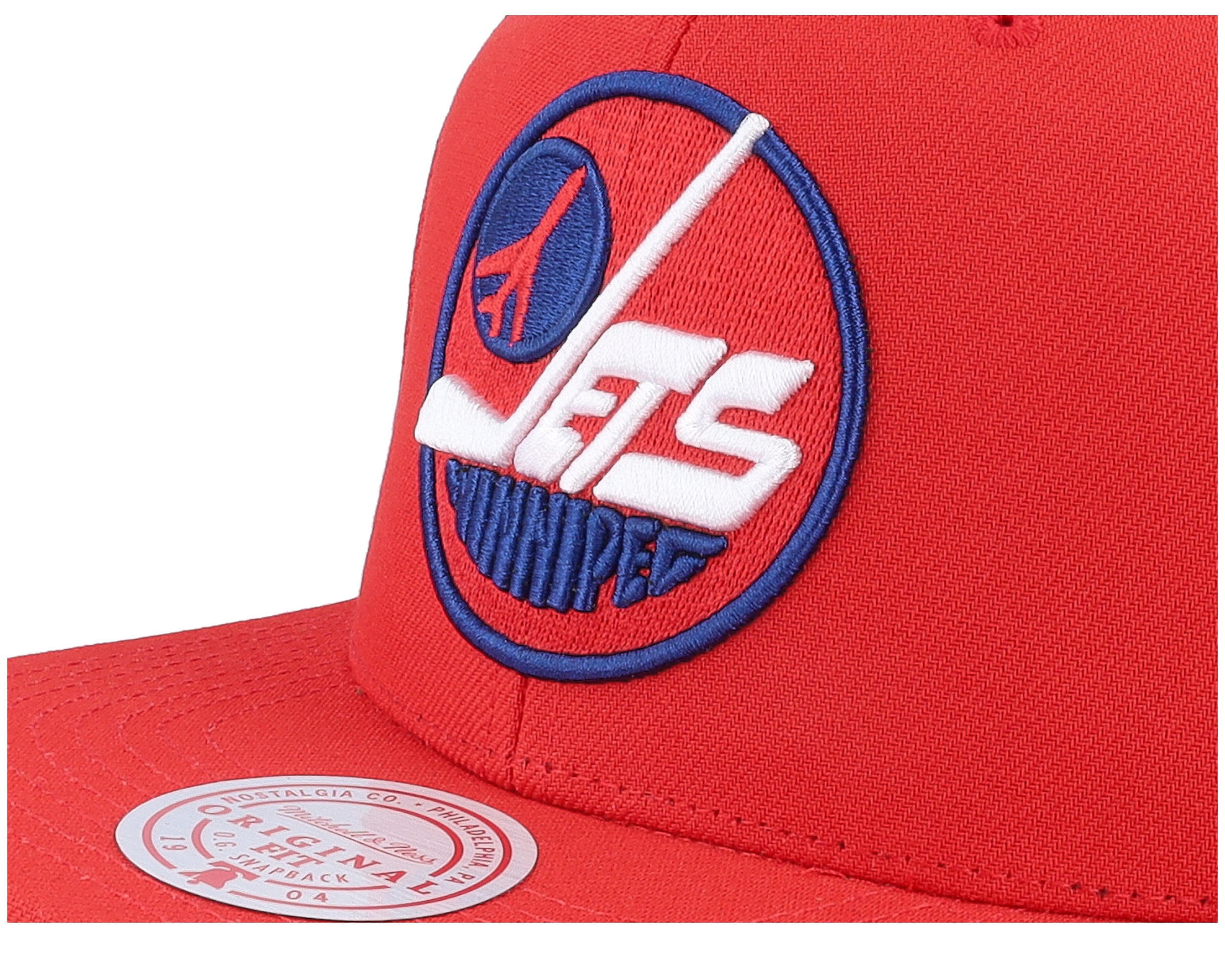 Mens Mitchell & Ness NHL ALTERNATE FLIP SNAPBACK JETS