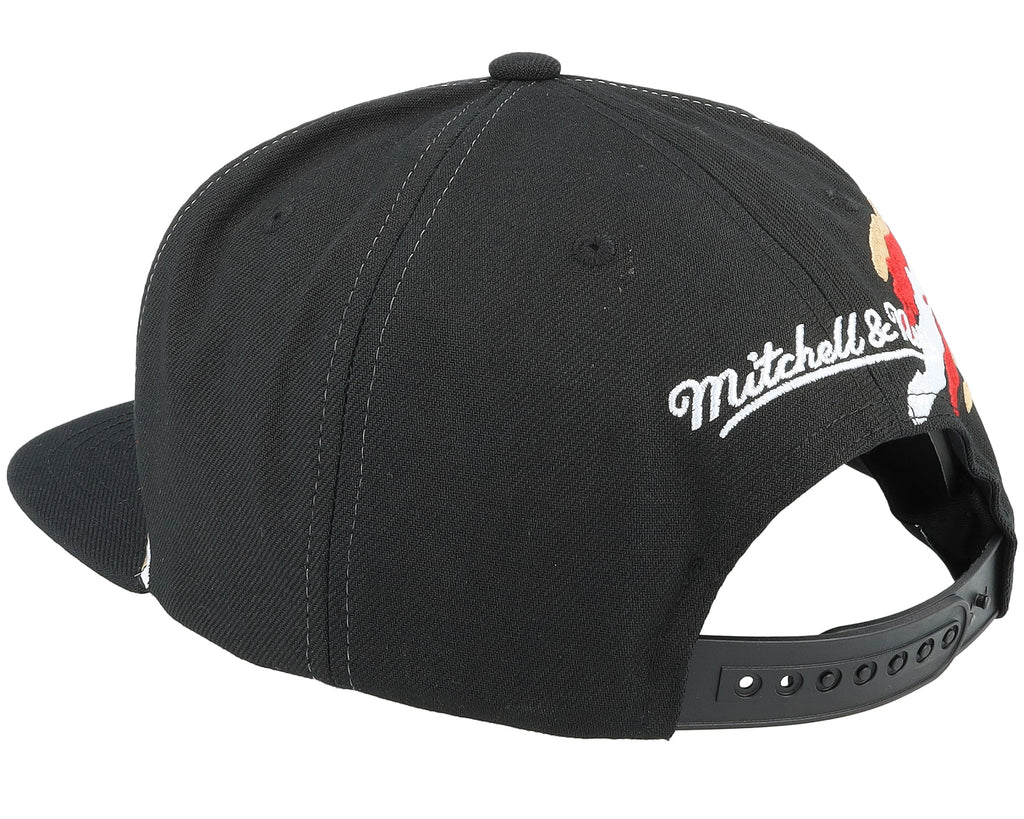 MENS MITCHELL & NESS NHL VINTAGE PAINTBRUSH SNAPBACK SENATORS - BLACK