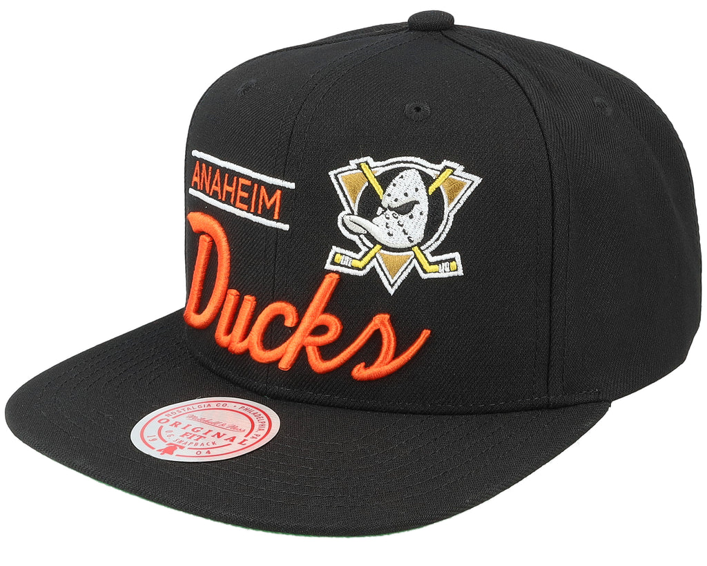 Mens Mitchell & Ness NHL RETRO LOCK UP SNAPBACK DUCKS