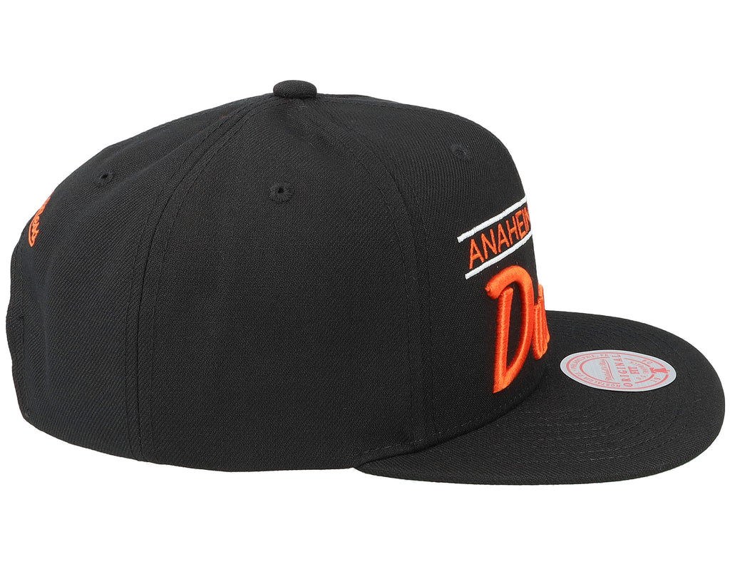 Mens Mitchell & Ness NHL RETRO LOCK UP SNAPBACK DUCKS