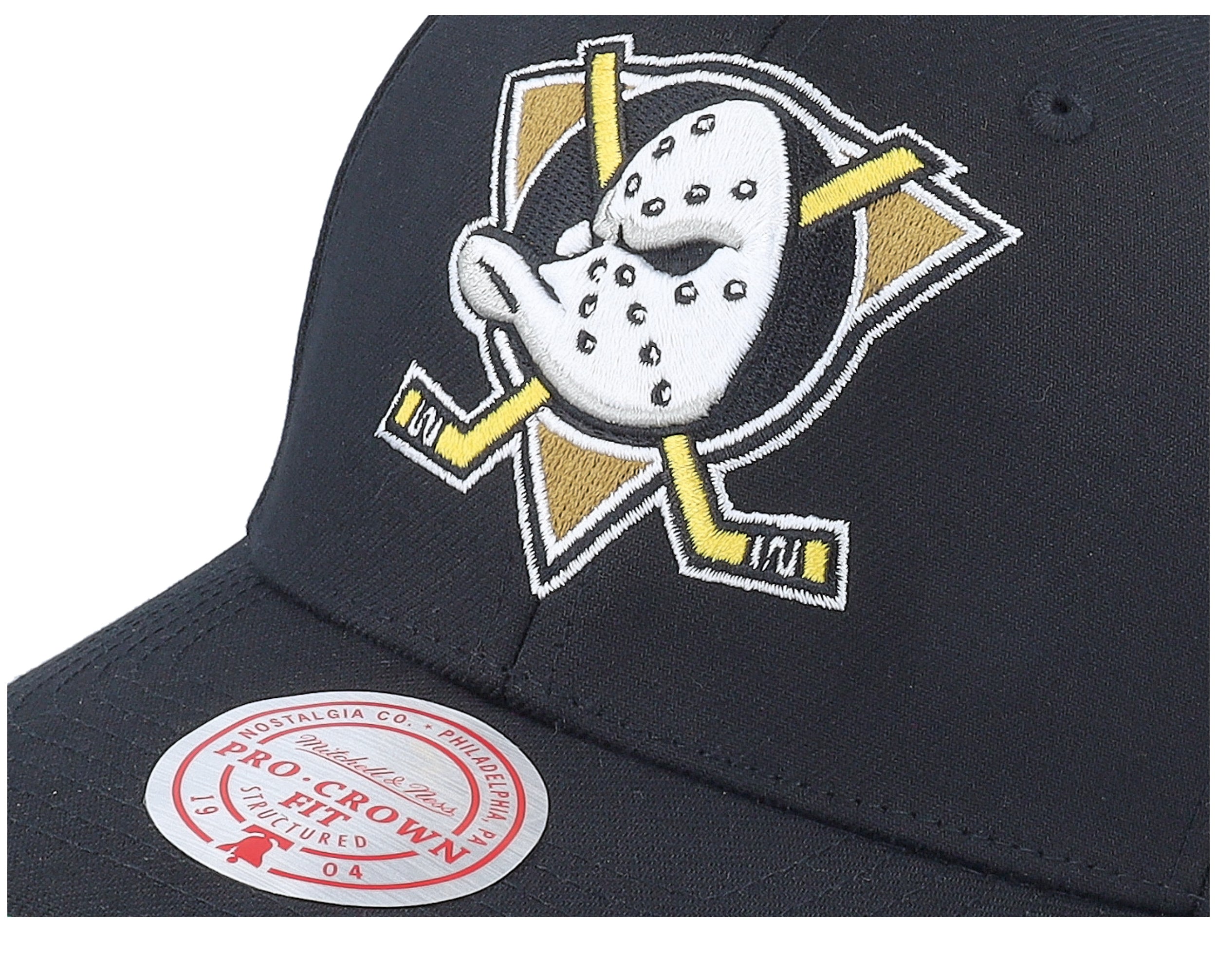 Mens Mitchell & Ness NHL TEAM GROUND 2.0 PRO SNAPBACK DUCKS